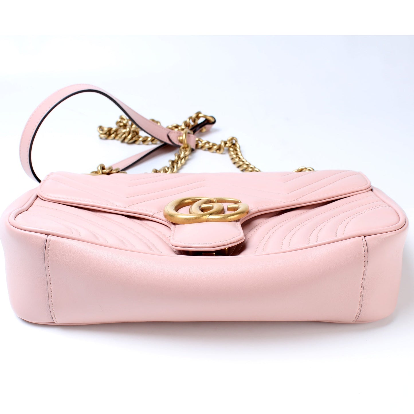 Gucci 443497 GG Marmont Shoulder Small Flap Bag