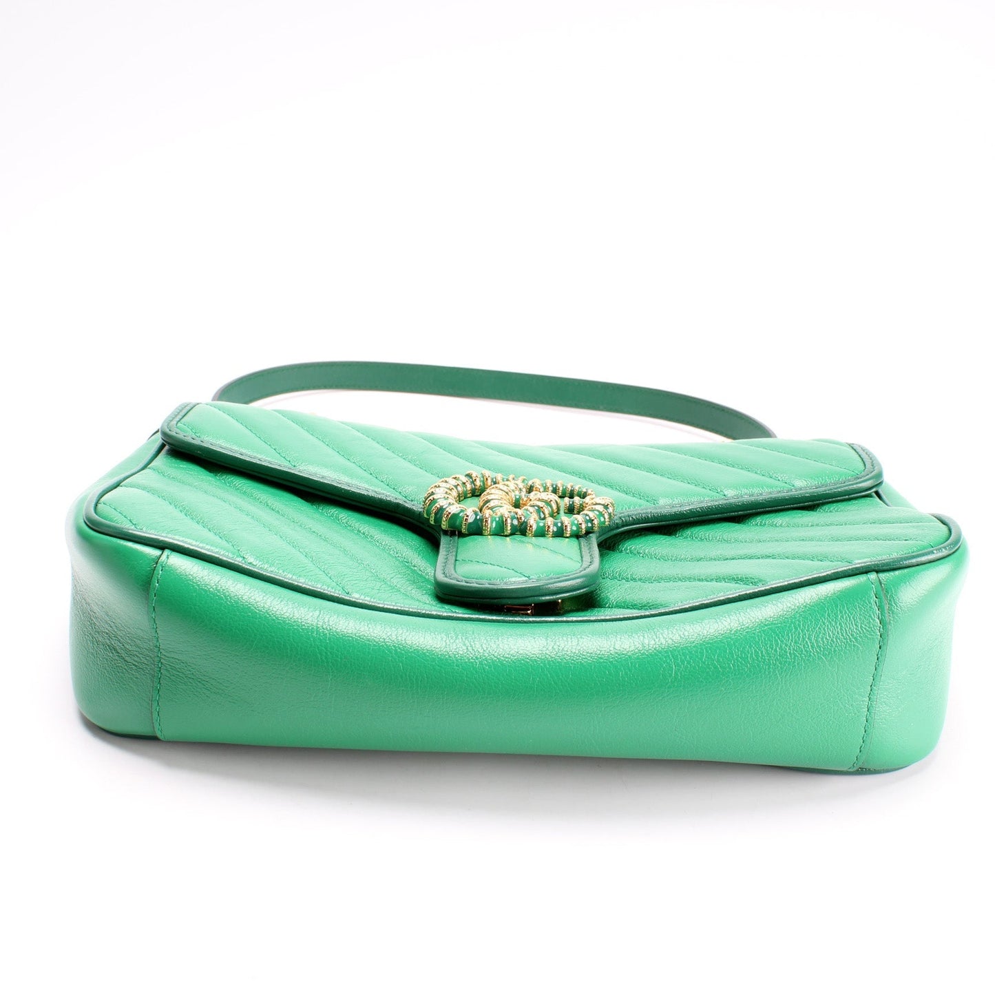 Gucci 443497 Marmont Torchon Shoulder Small Flap Bag