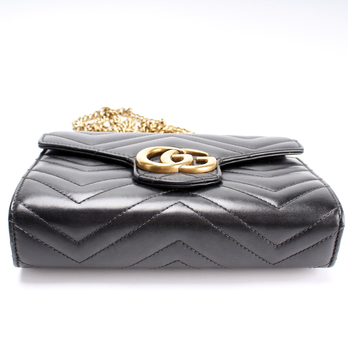 Gucci 474575 Marmont Chain Wallet Bag