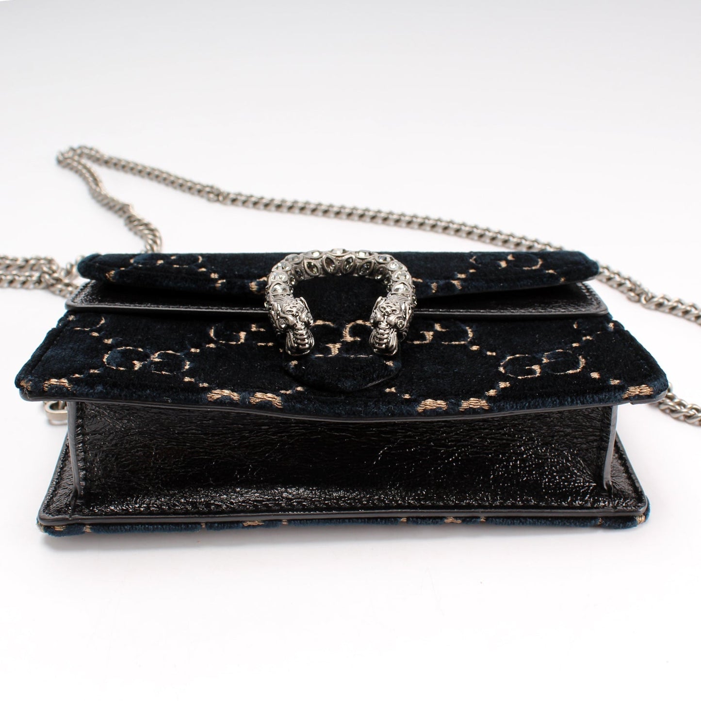 Gucci 476432 Dionysus GG Velvet Super Mini Bag