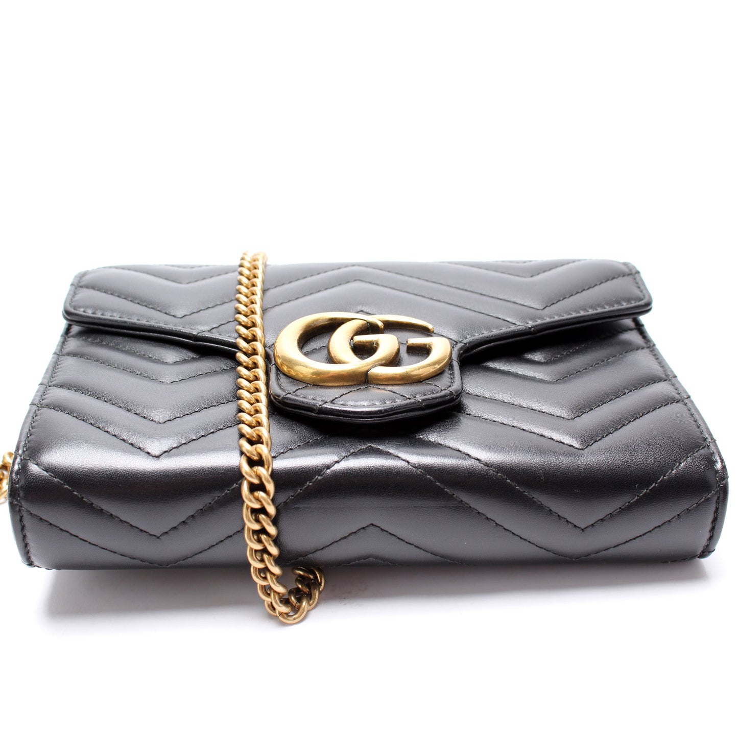 Gucci 474575 Marmont Chain Wallet Bag