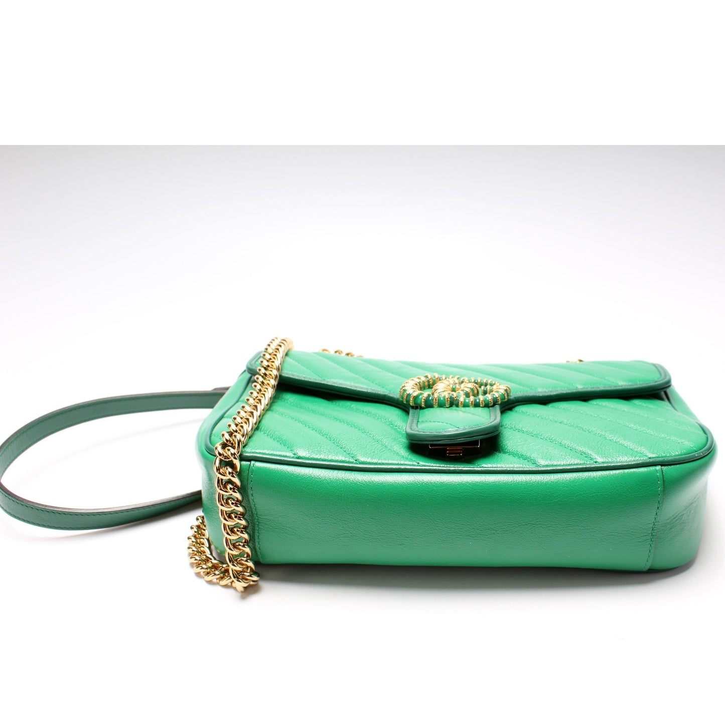 Gucci 443497 Marmont Torchon Shoulder Small Flap Bag