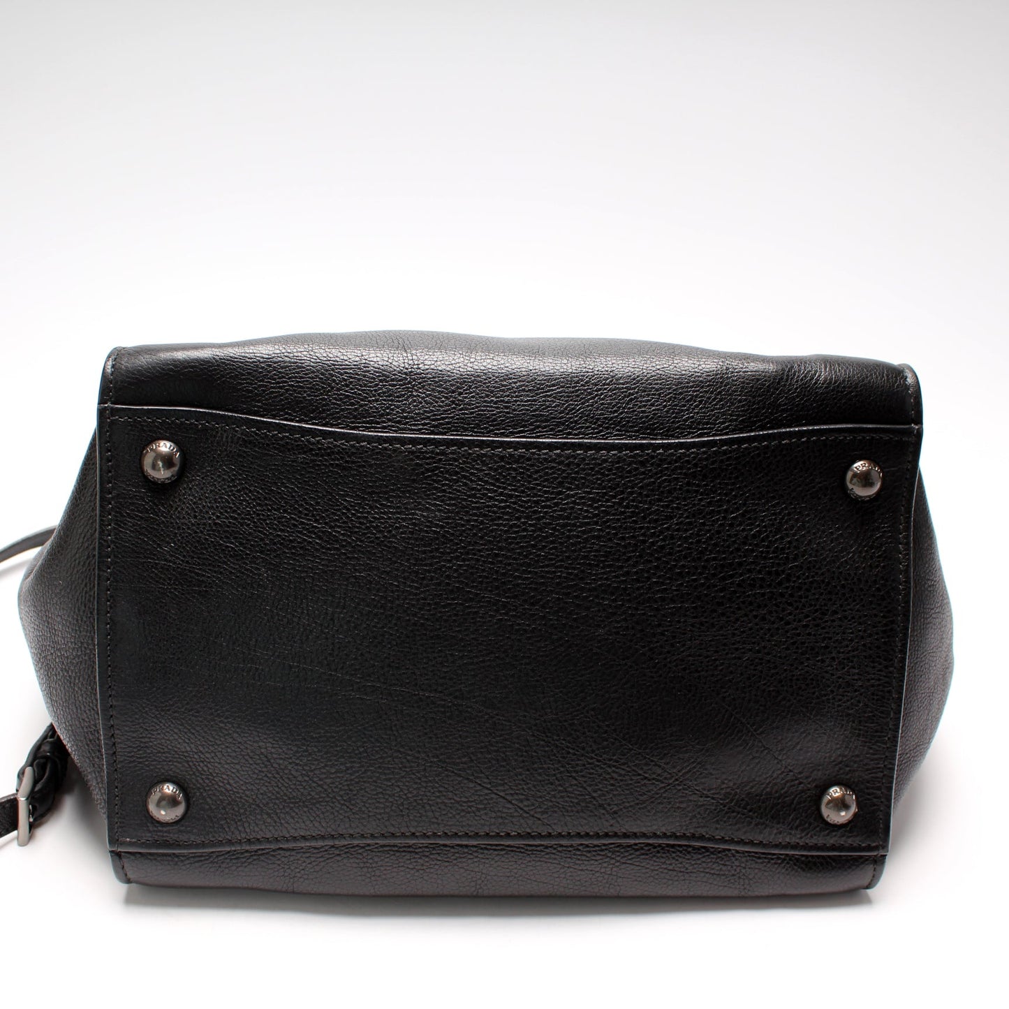 Prada Glace Calfskin Twin Pocket Tote Bag