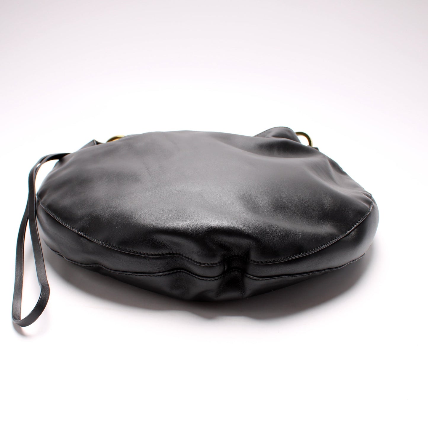 Gucci 95726 Lambskin Leather Moon Hobo Bag
