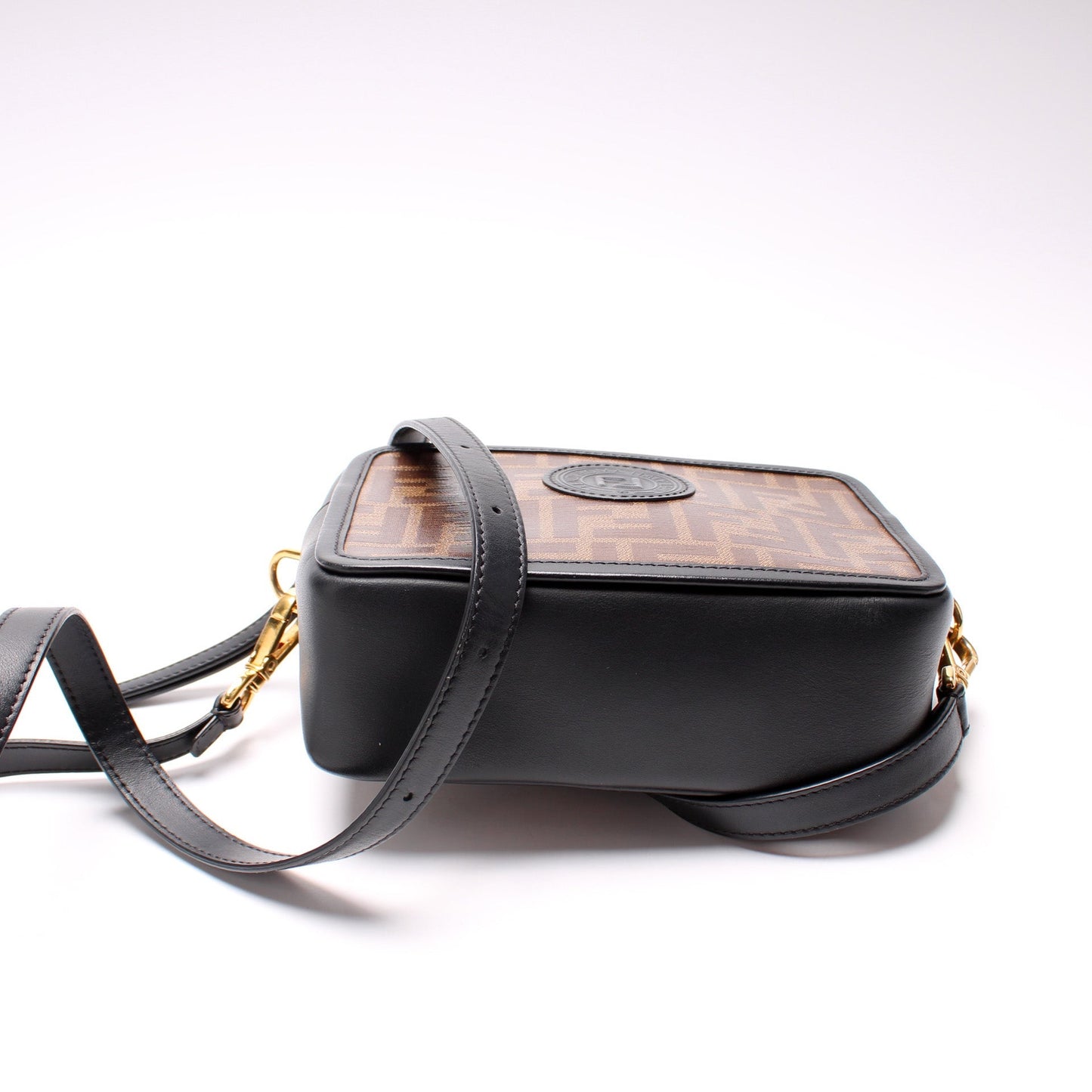 Fendi 8BS019 Zucca Coated Canvas Camera Bag