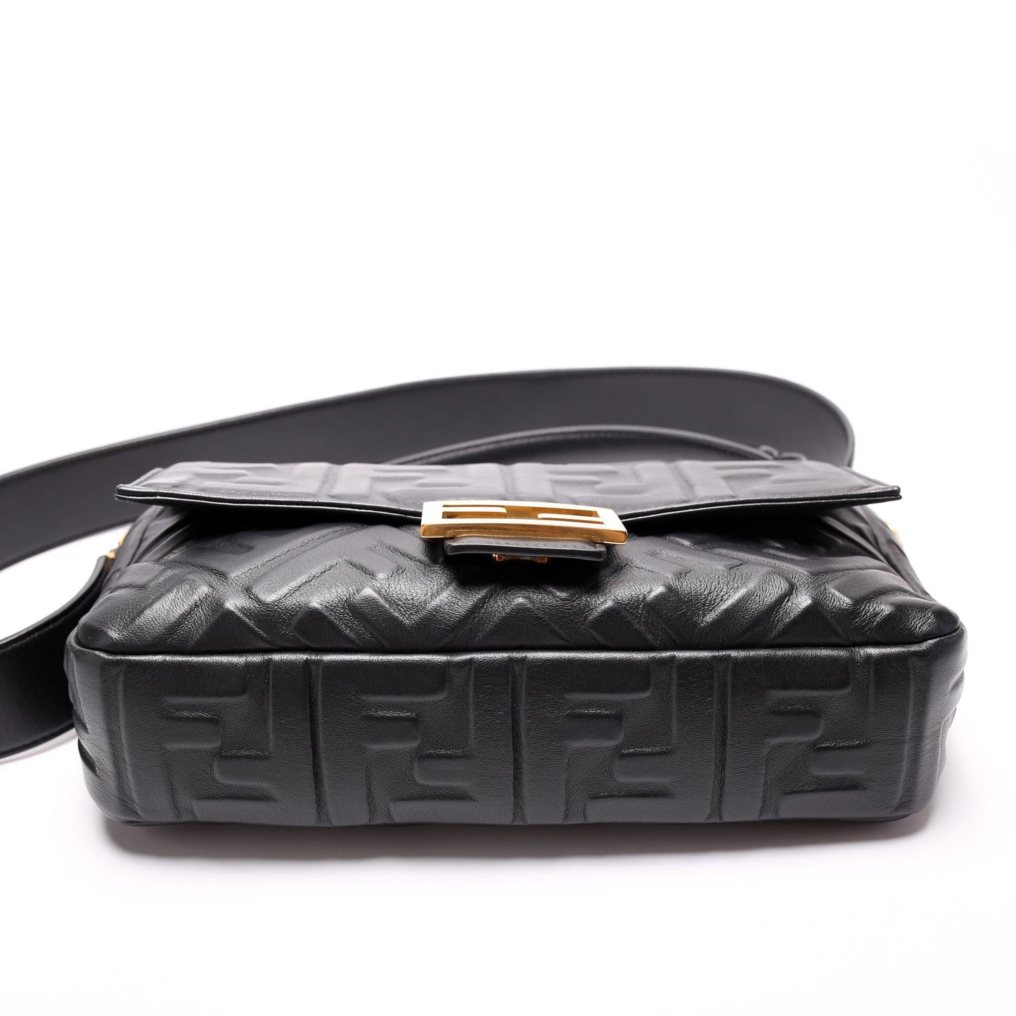 Fendi 8BR600uette FF Embossed Nappa Bag