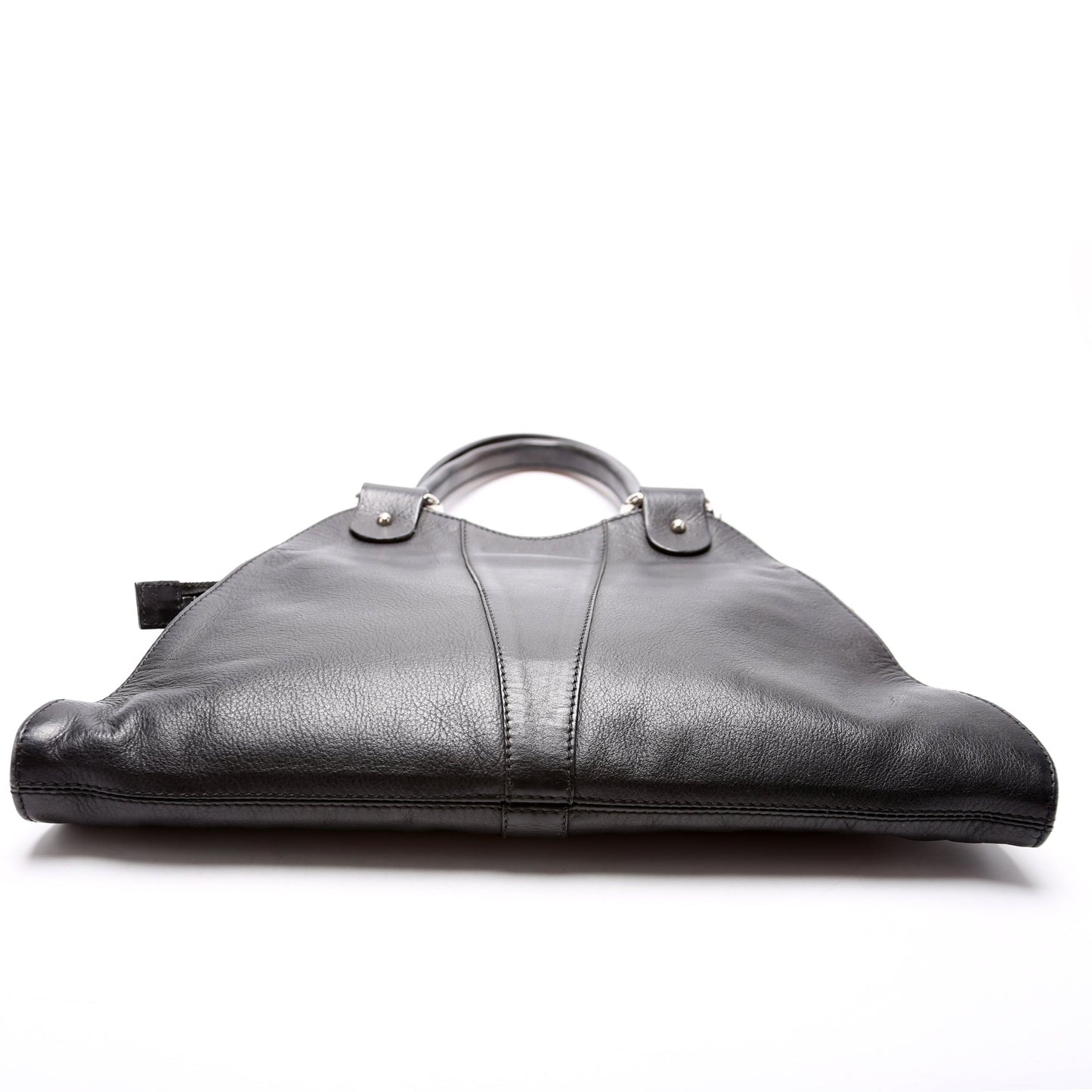 Fendi 8BR254 Devil Trapezio Leather Bag