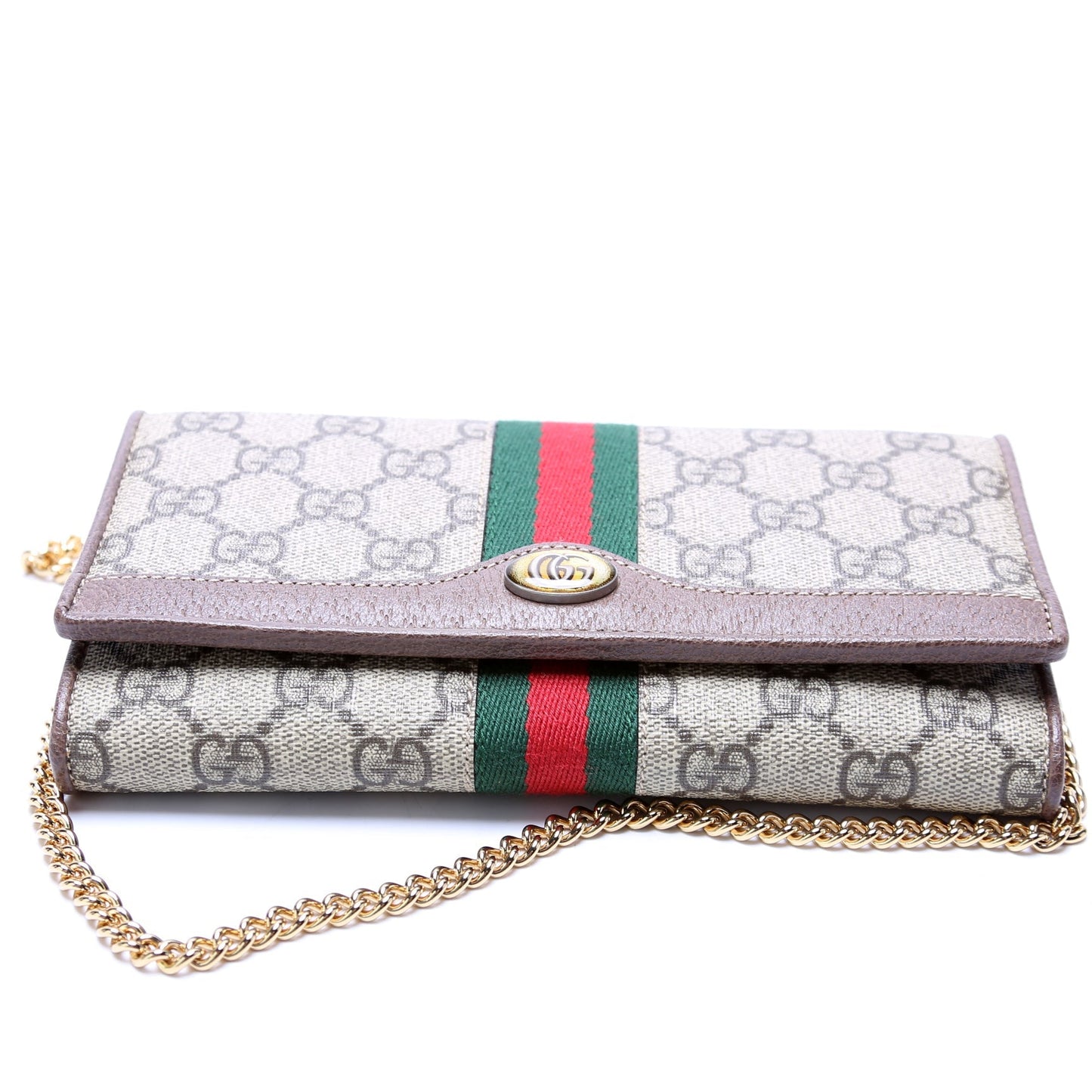 Gucci 546592 Ophidia GG Supreme Chain Wallet Bag