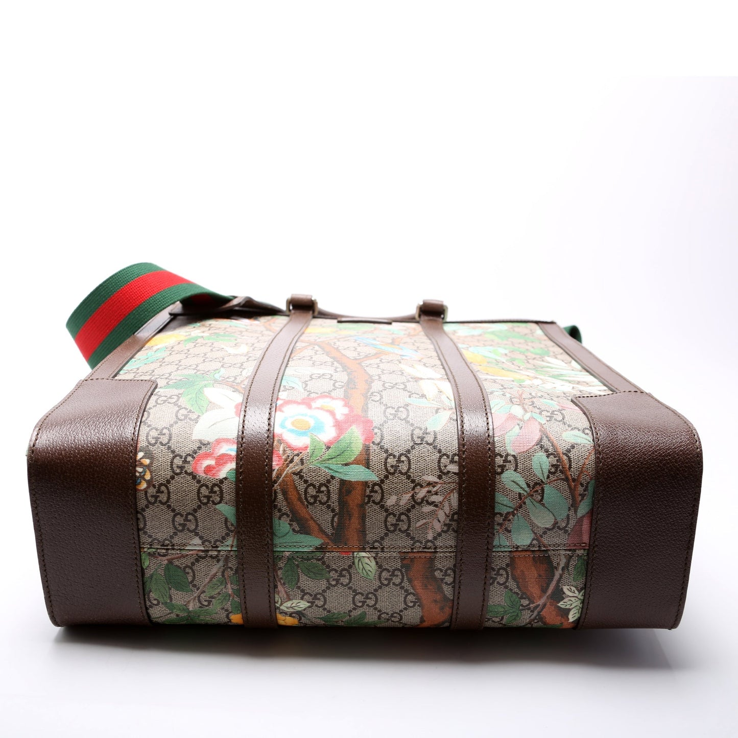 Gucci 406387 GG Supreme Tian Vertical Tote Bag