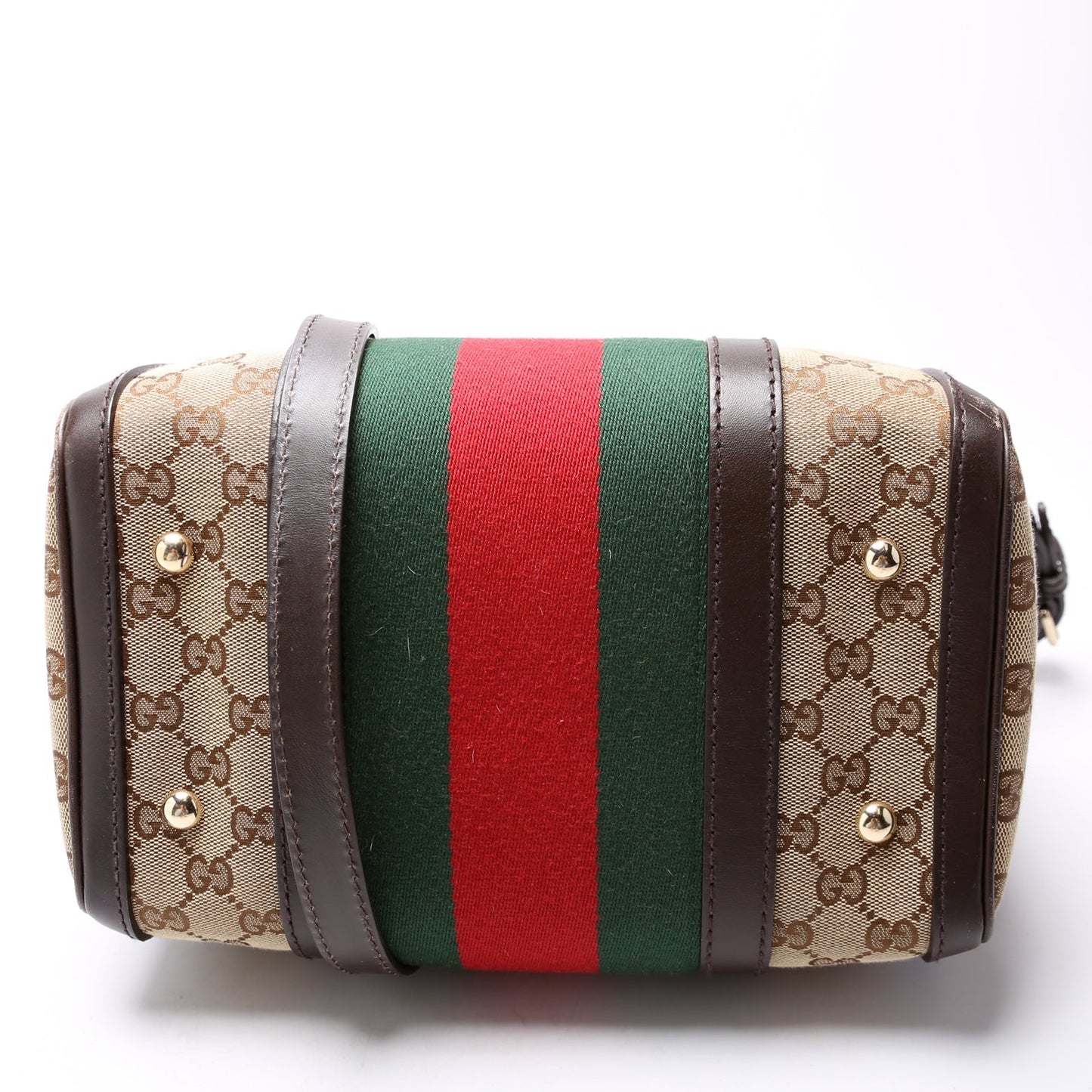 Gucci 269876 GG Canvas Small Boston Bag