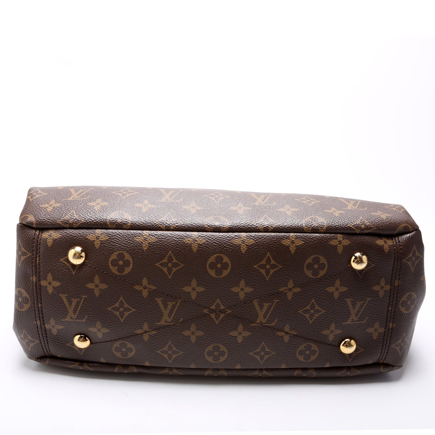 Louis Vuitton Pallas Tote Monogram Canvas Side Berry
