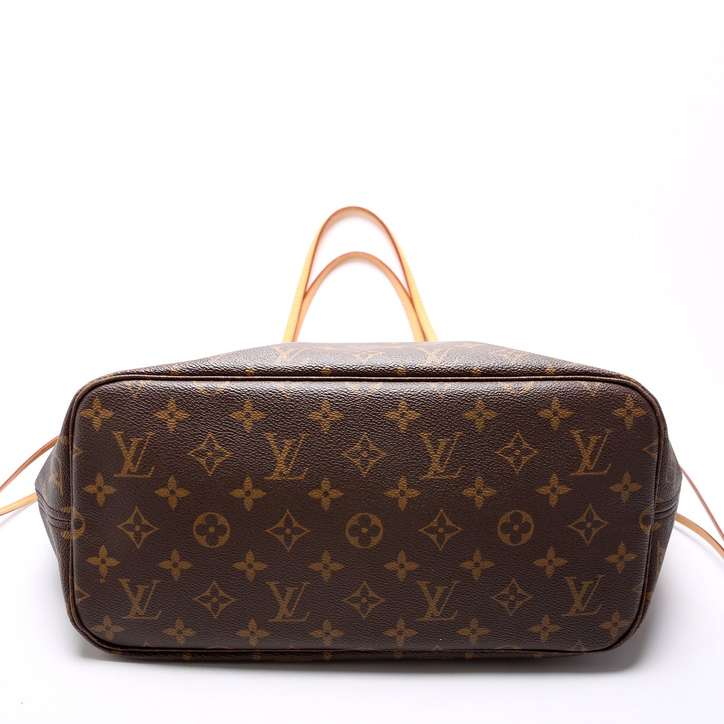 Louis Vuitton Neverfull With Wallet MM Monogram Beige