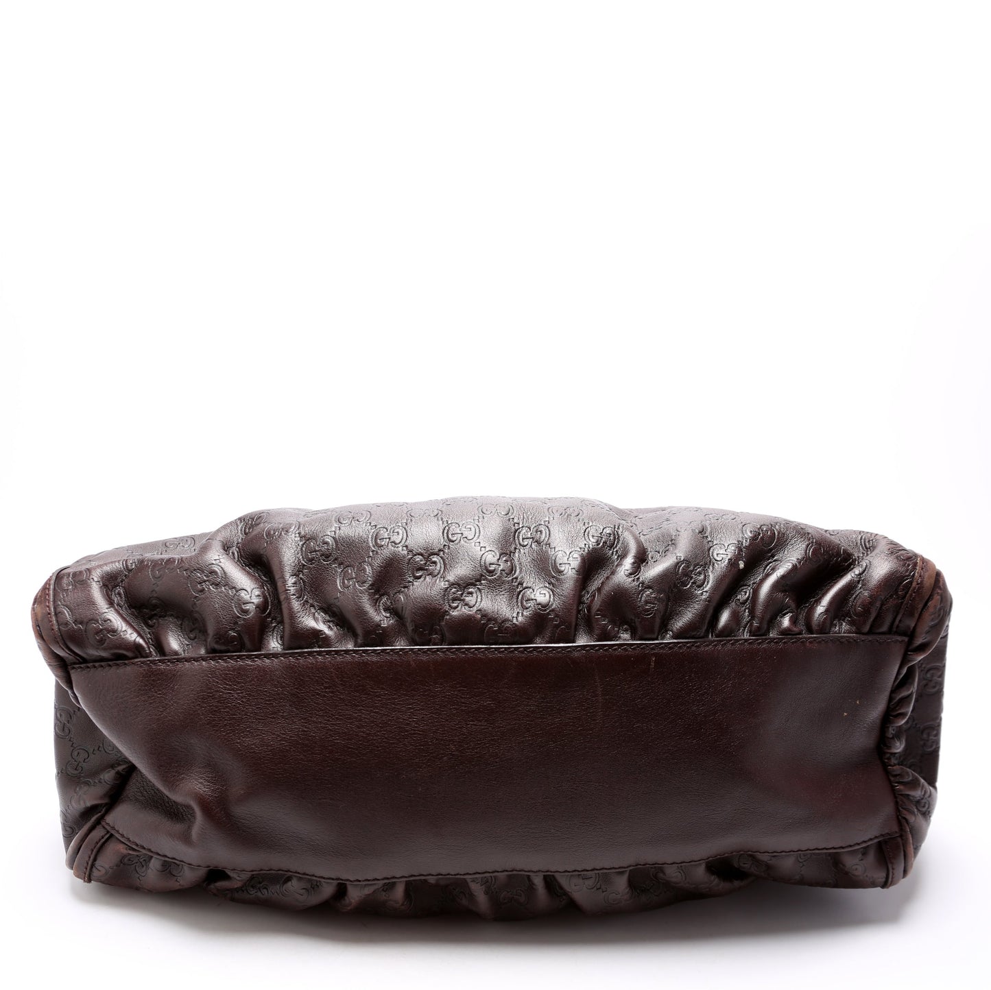 Gucci 189833 D Ring Hobo Brown Bag