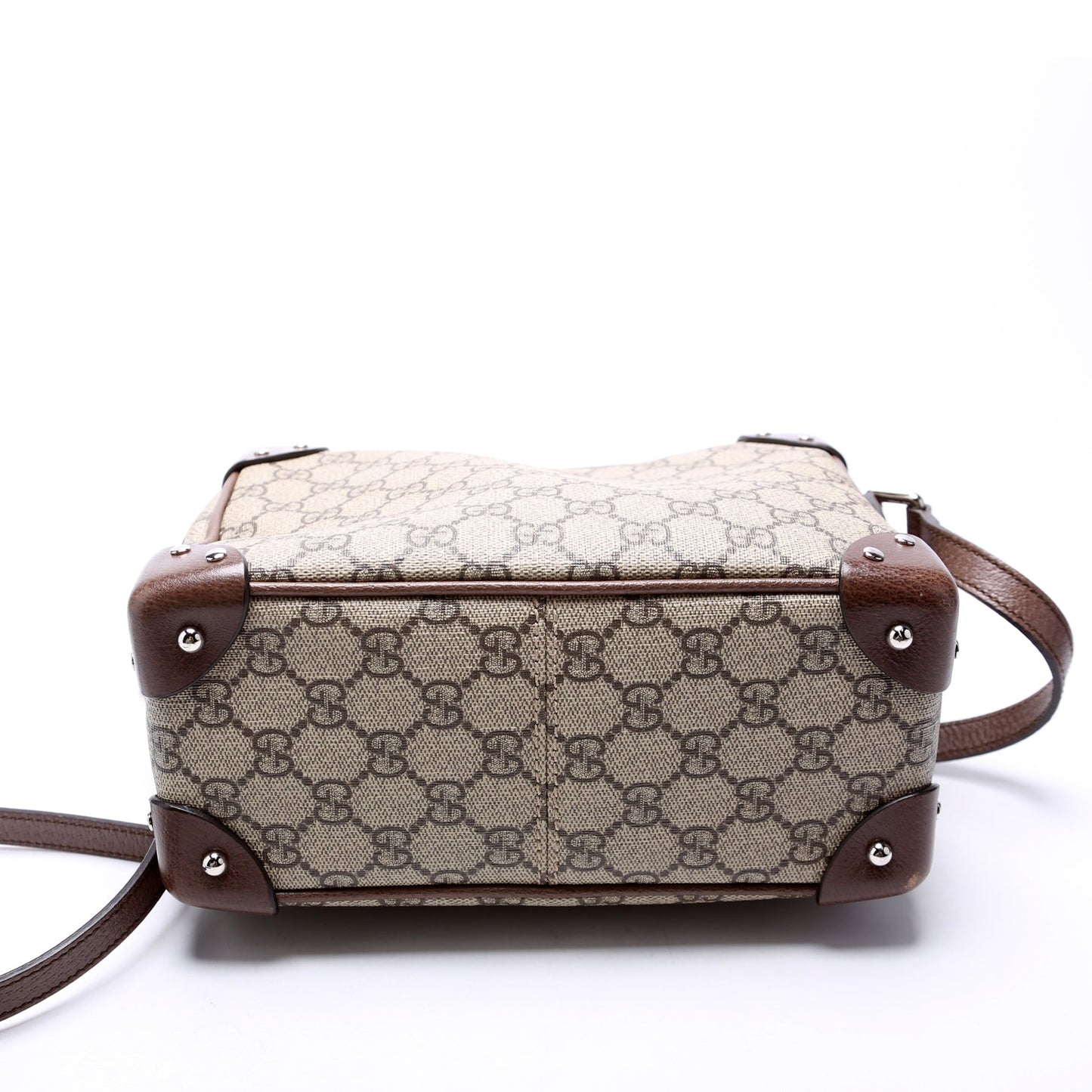 Gucci 626363 GG Supreme Square Messenger Brown Bag