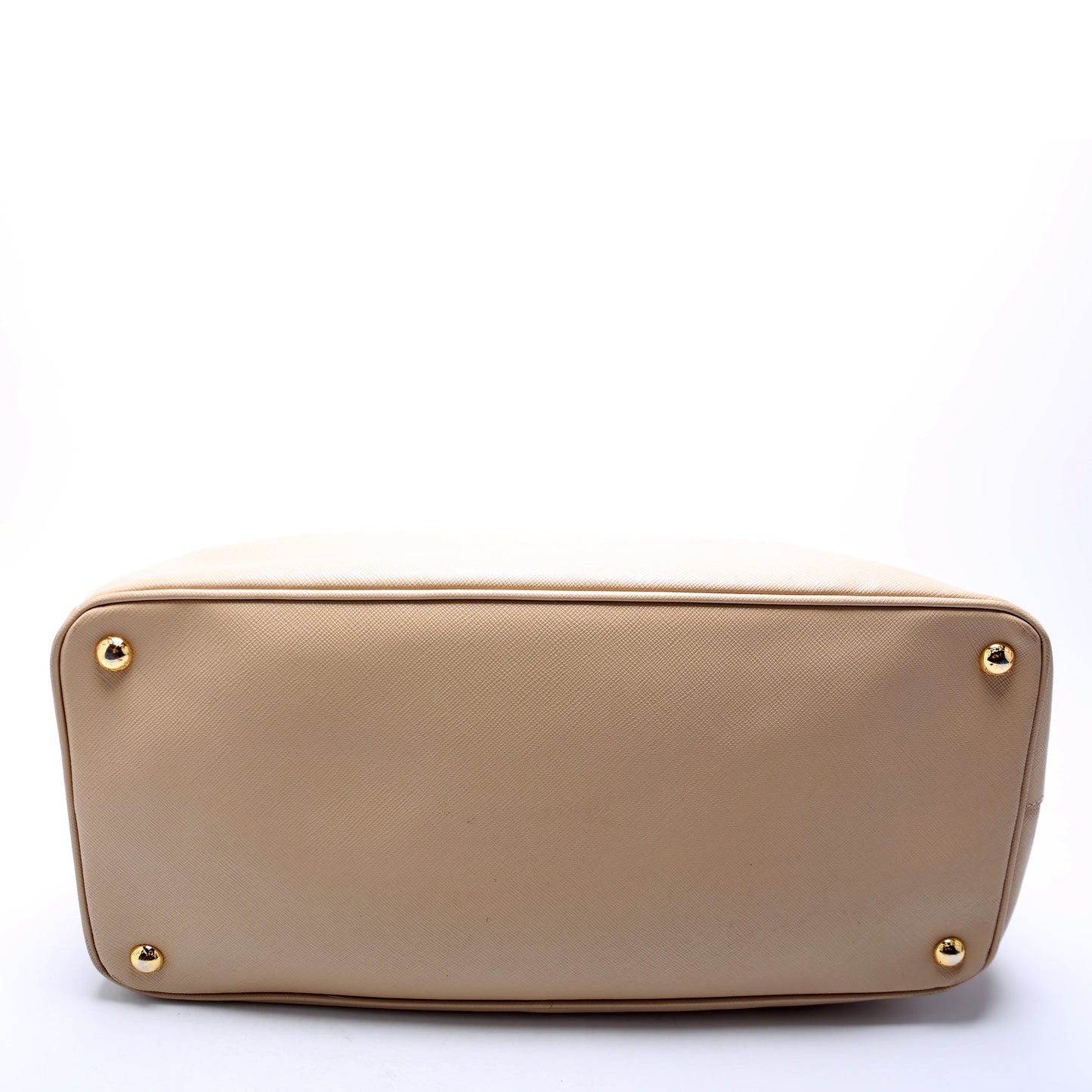 Prada Saffiano Lux Large Tote Beige Bag