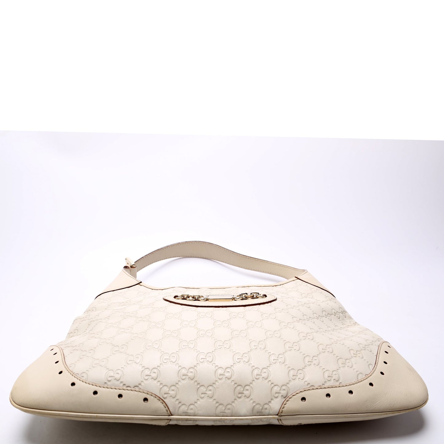 Gucci Leather Canvas Tote