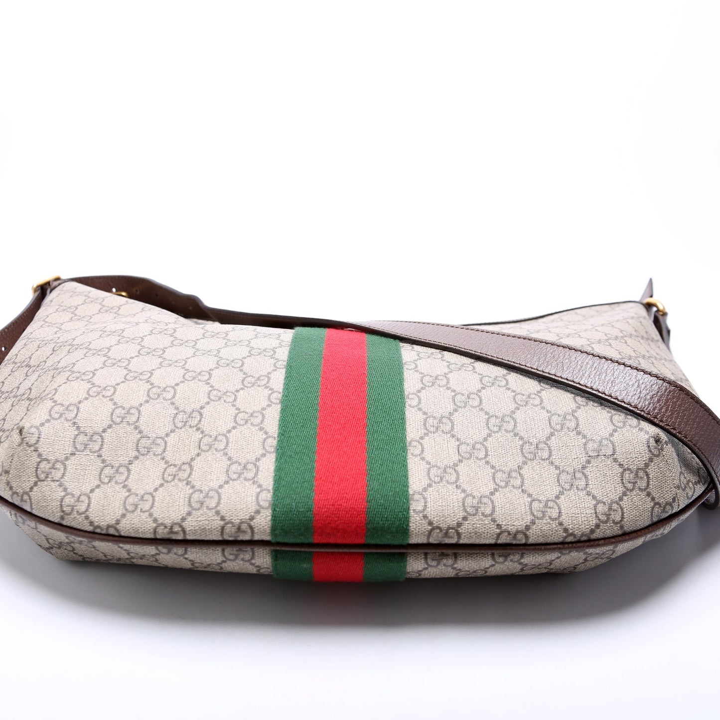 Gucci 547939 Ophidia GG Supreme Half Moon Hobo Large Bag