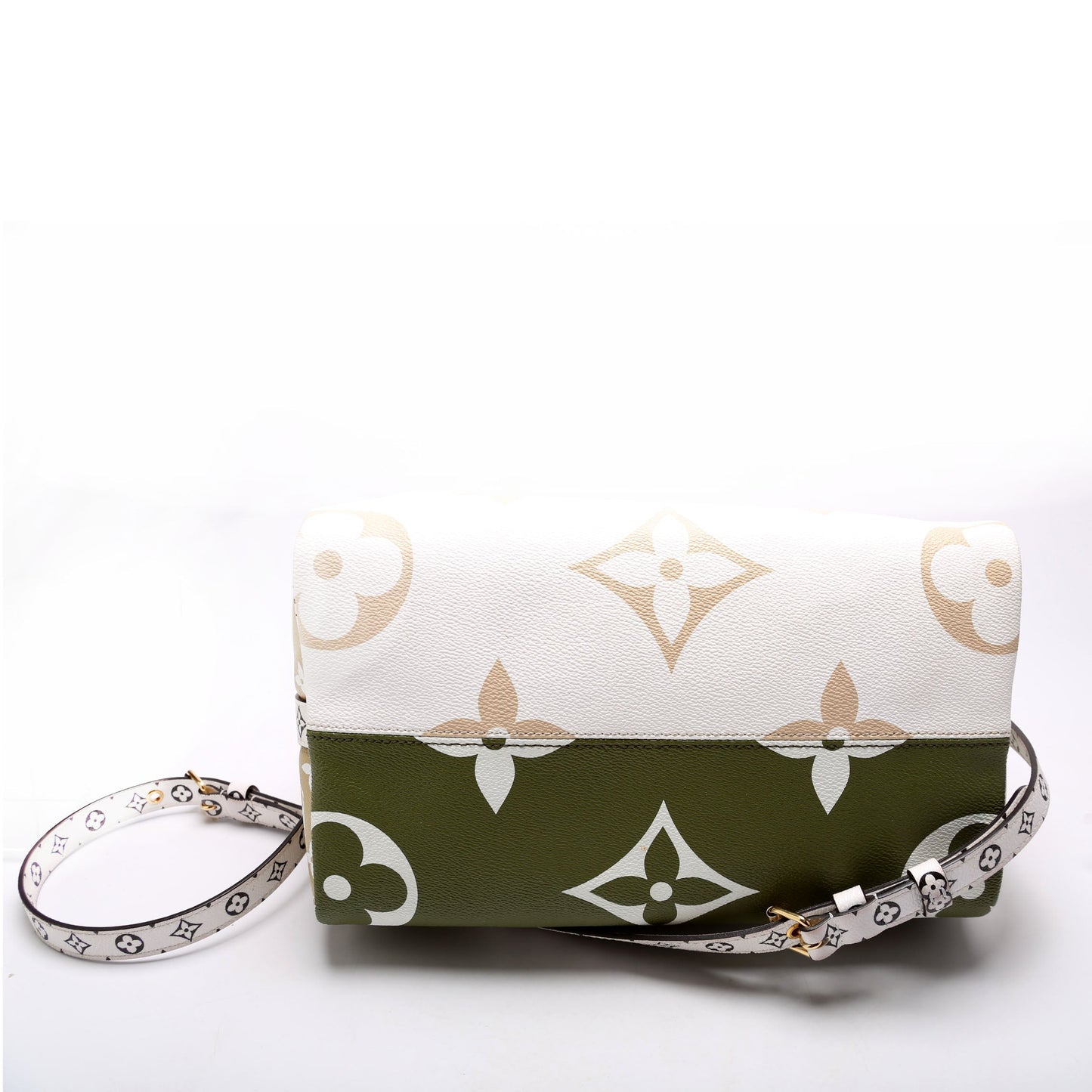 Louis Vuitton Speedy 30 Bandouliere Giant Monogram Green