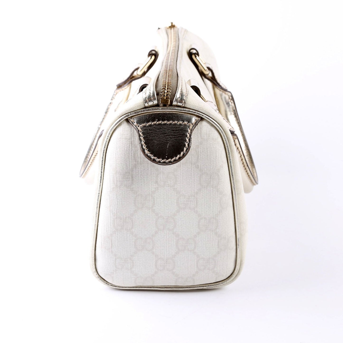 Gucci 193604 GG Plus Joy Boston Small White Bag