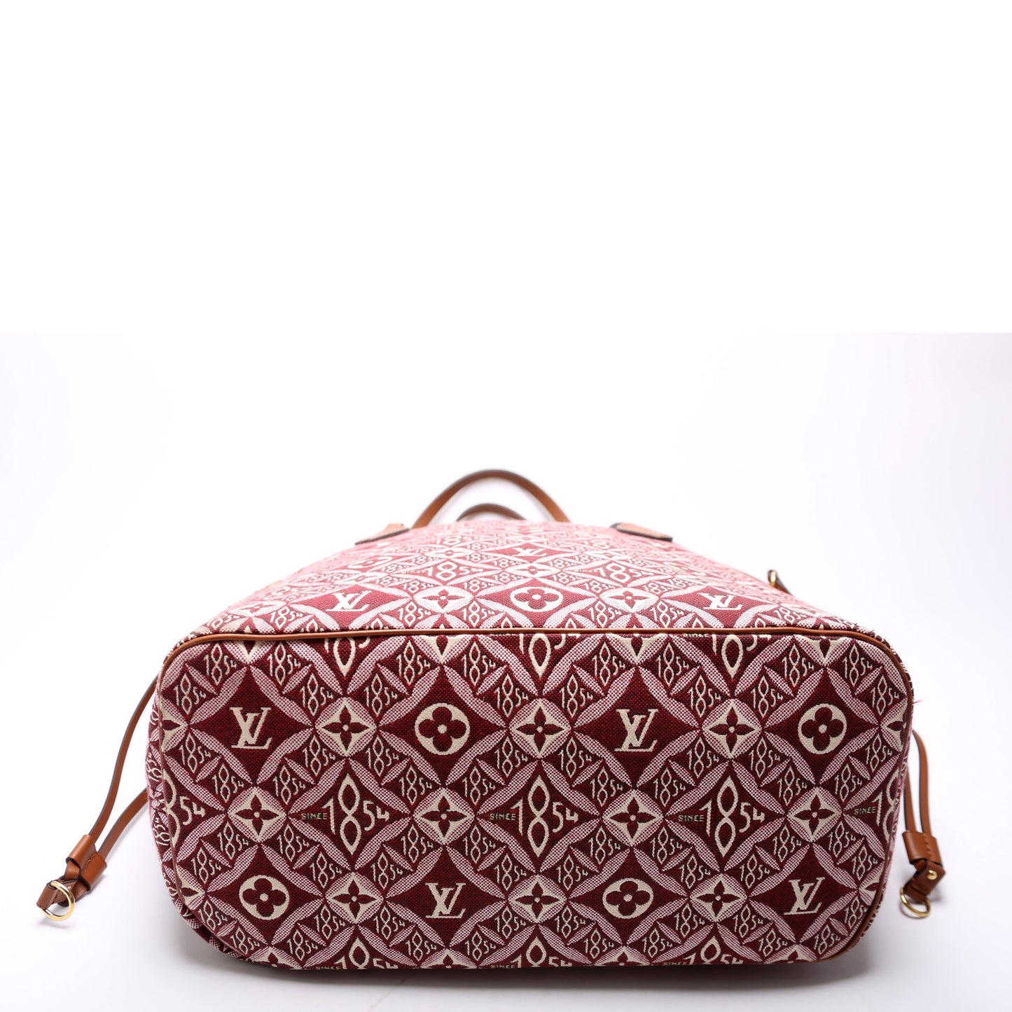 Louis Vuitton Neverfull With Wallet MM Since 1854 Jacquard Burgundy