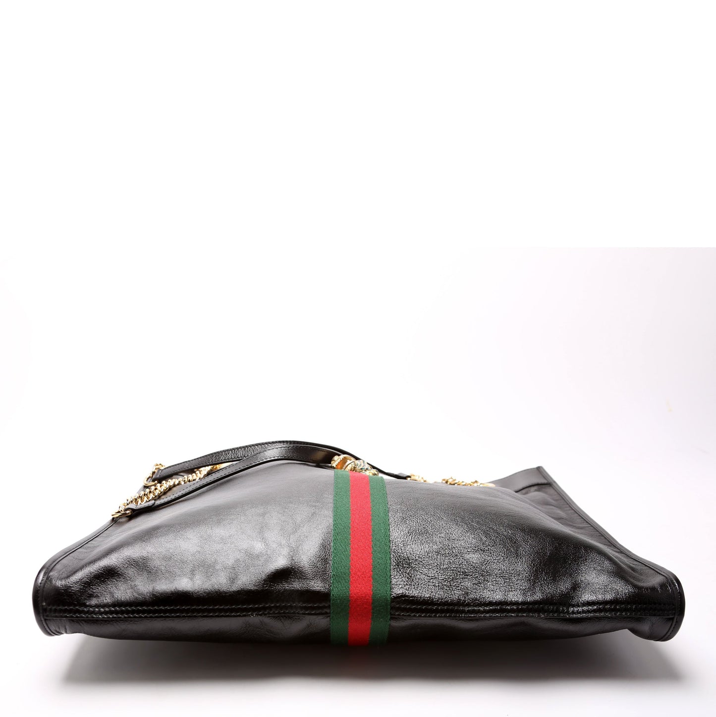 Gucci 537219 Rajah Tote Leather Black Bag