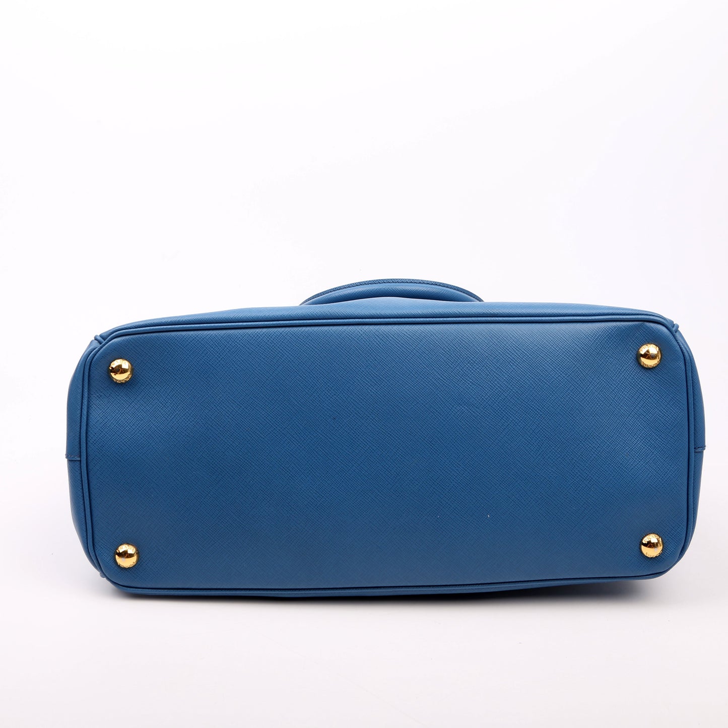 Prada Saffiano Galleria Medium Blue Bag