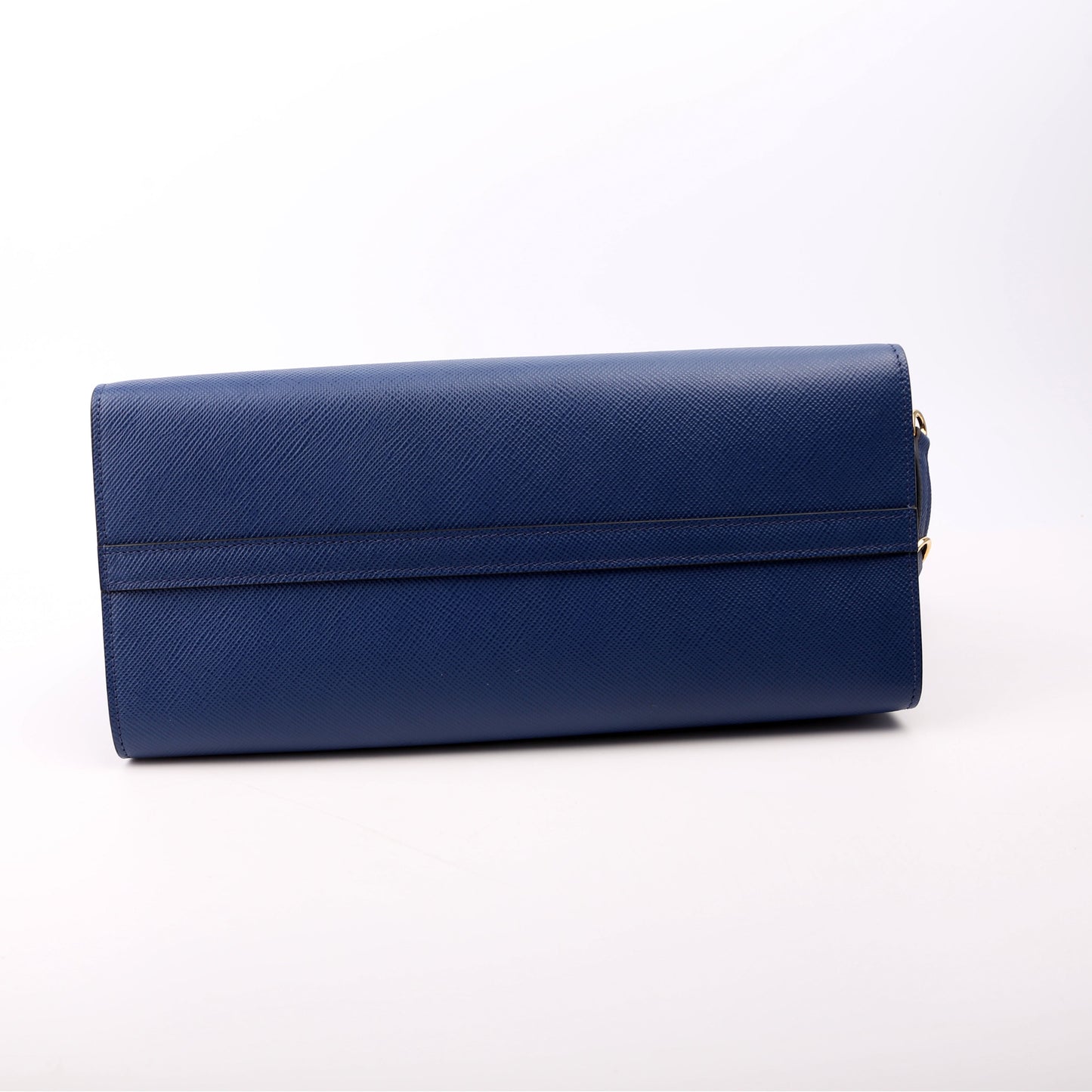 Prada Monochrome Medium Saffiano Cuir 1BA155 Blue Bag