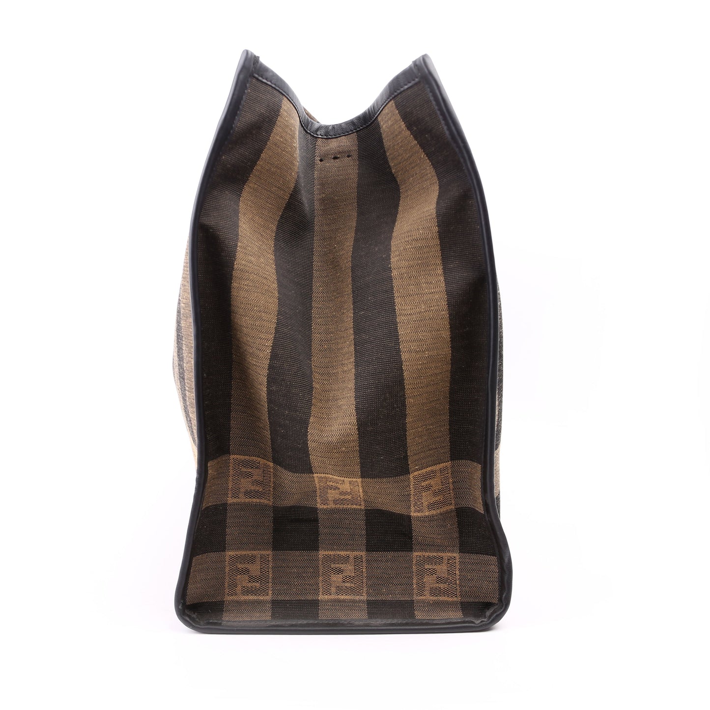Fendi 8BH372 Sunshine Shopper Pequin Canvas Bag