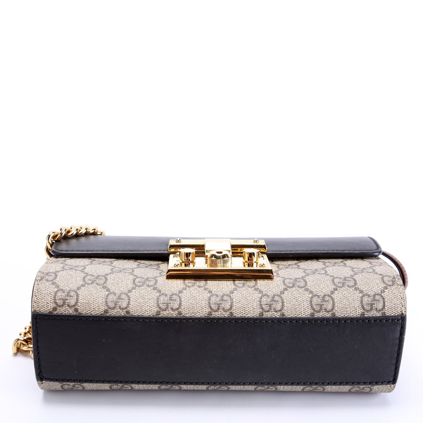 Gucci 735103 GG Supreme Padlock Mini Shoulder Bag