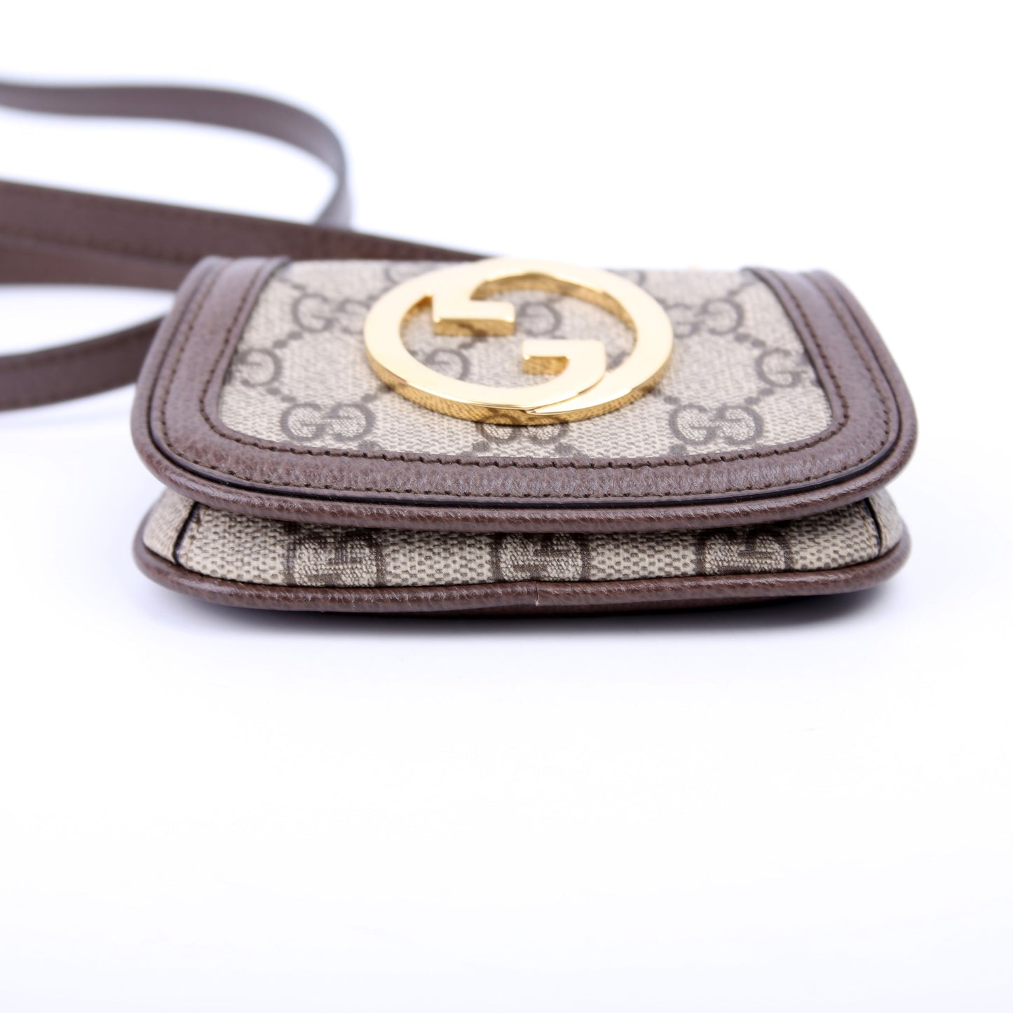 Gucci 698635 GG Supreme Blondie Micro Wallet on Strap Bag