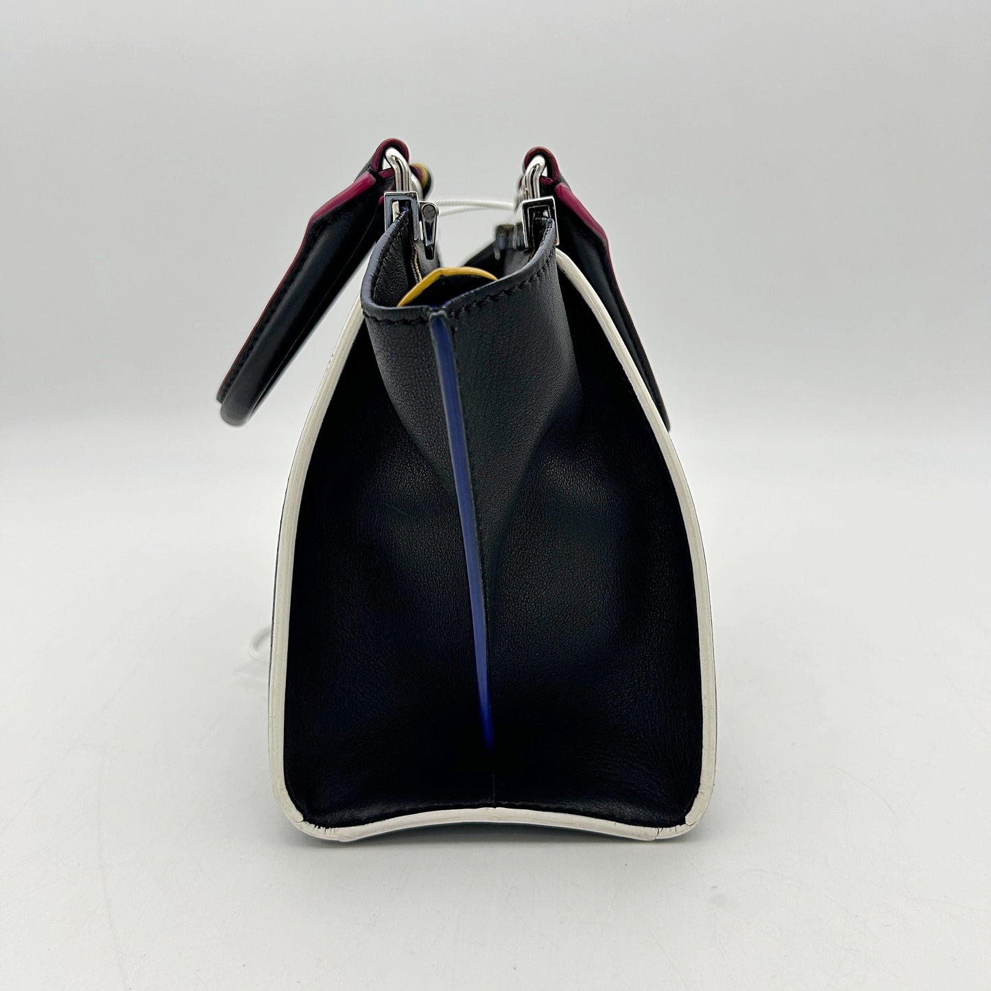 FENDI Vitello Dolce Mini 3Jours Tote Black LA15492