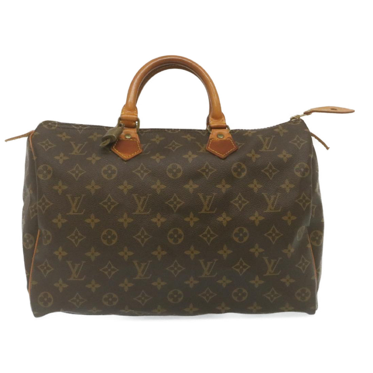 Louis Vuitton Gray Canvas Speedy 35 handbag bag