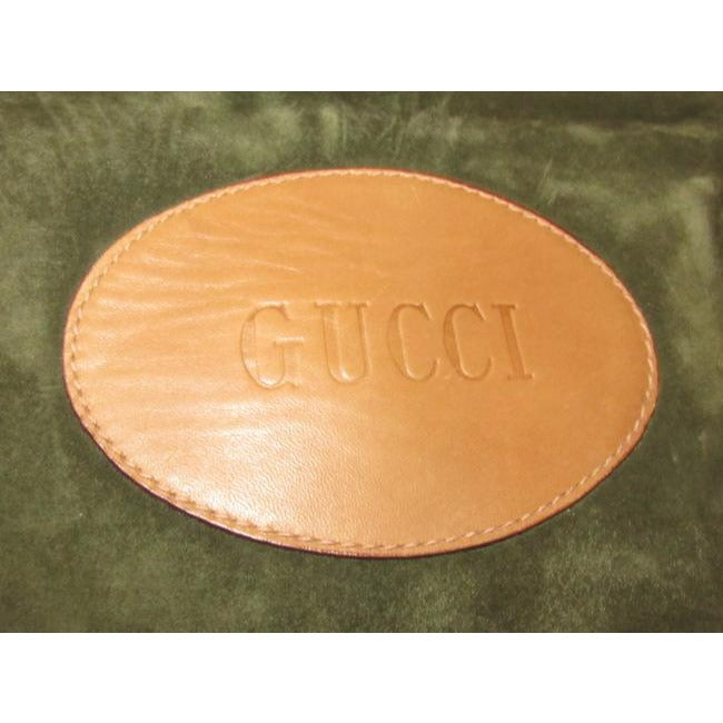 Gucci Ophidia Suede Leather Top Handle Punch Top Olive Green Camel Leather And Suede Tote