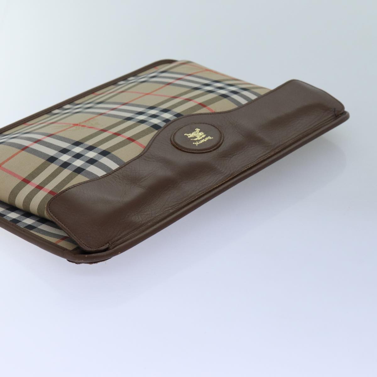 BURBERRY Nova Check Clutch Bag