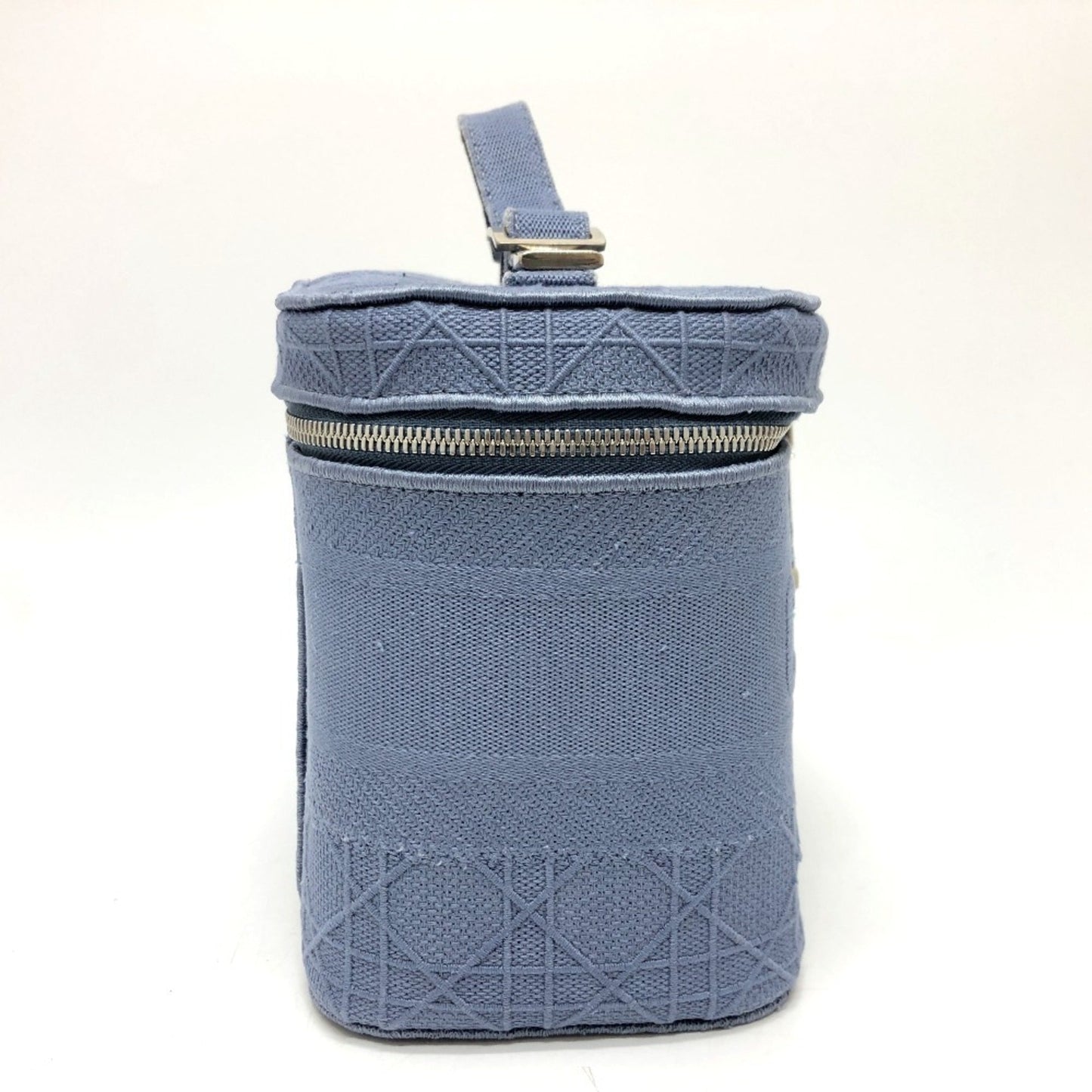 Christian Dior Blue Canvas Vanity Bag ()