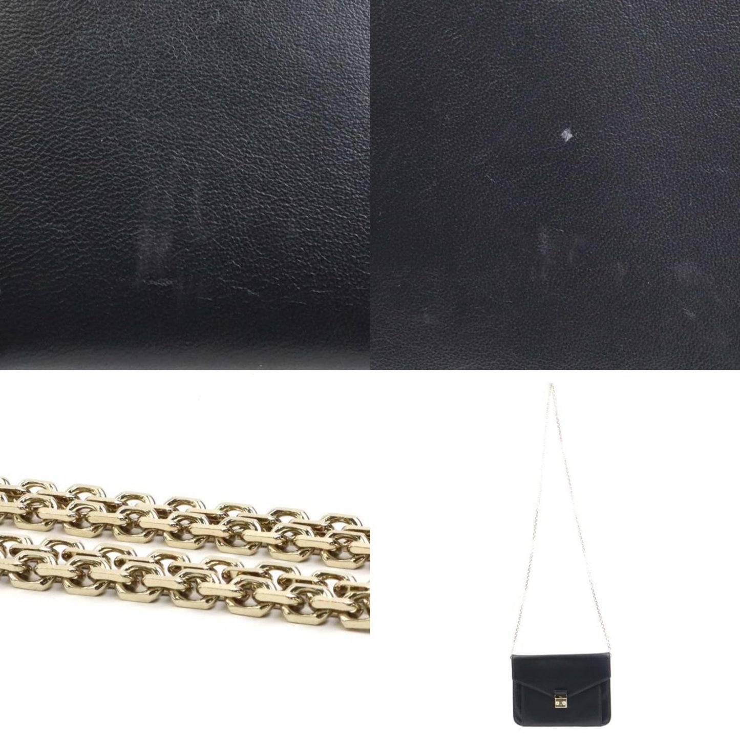 Christian Dior Black Leather Clutch Bag ()