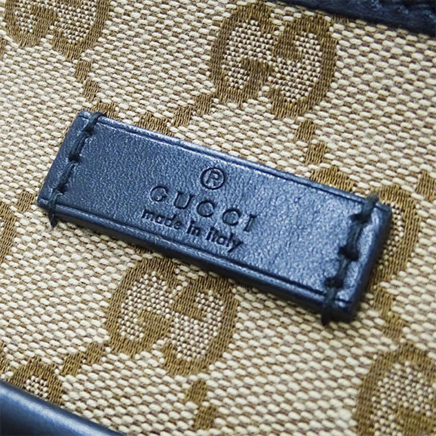Gucci Lou Canvas Shoulder Bag