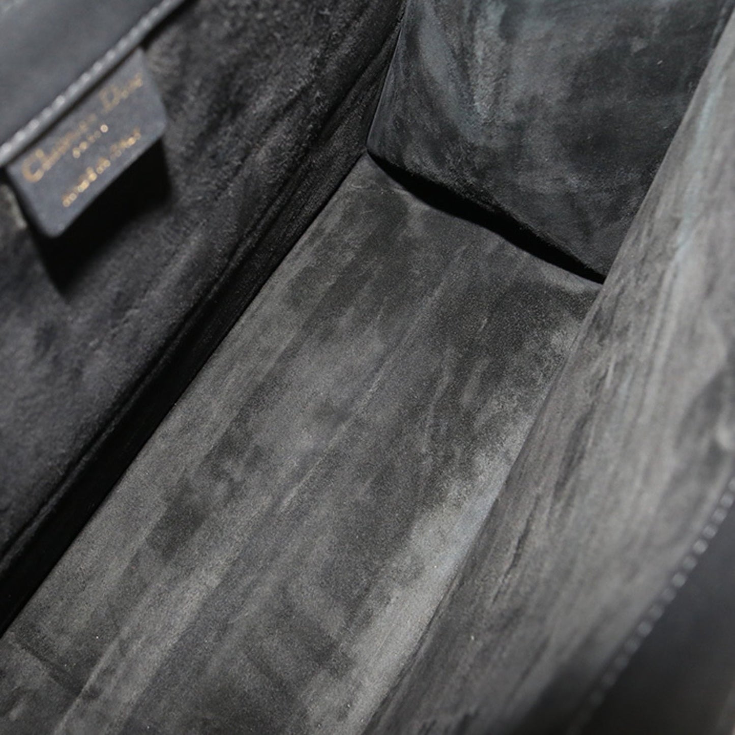 Christian Dior Black Leather Tote Bag ()