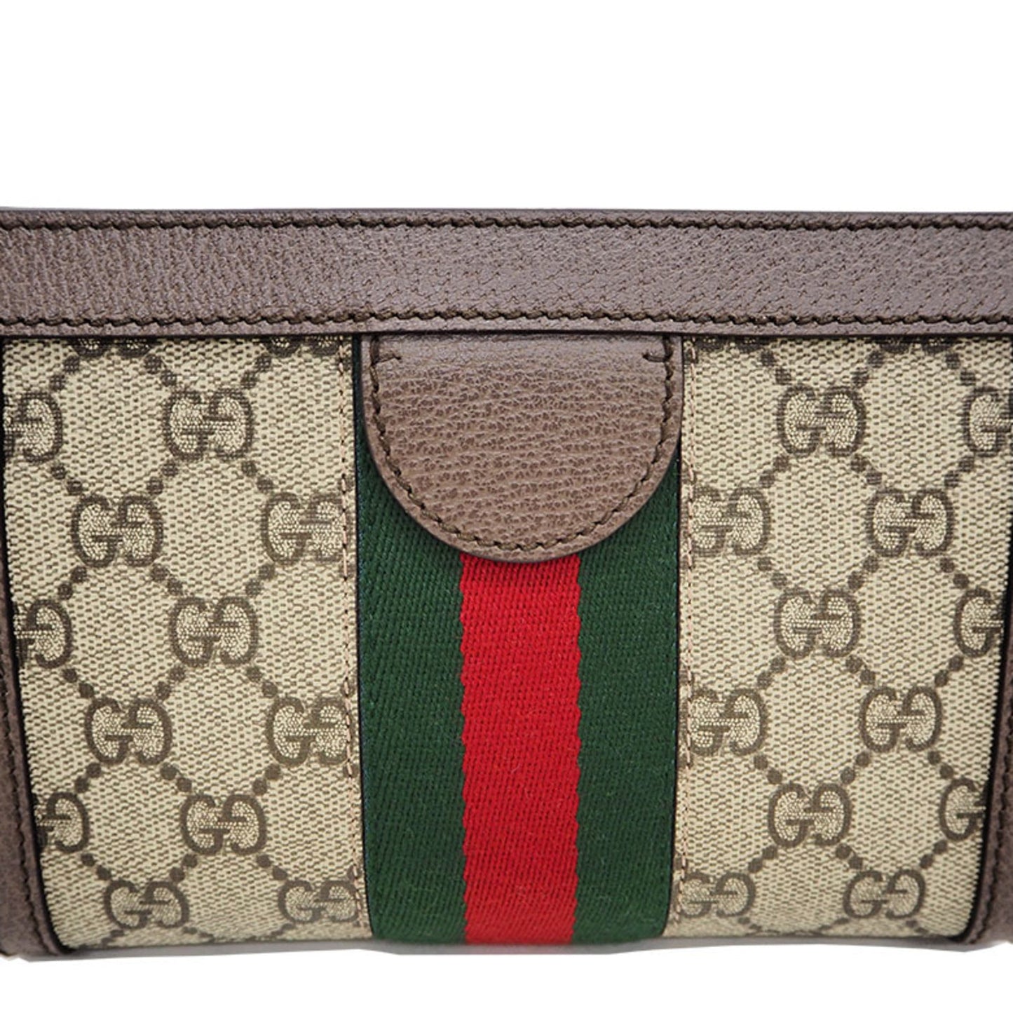 Gucci GG Supreme Beige Canvas Shoulder Bag