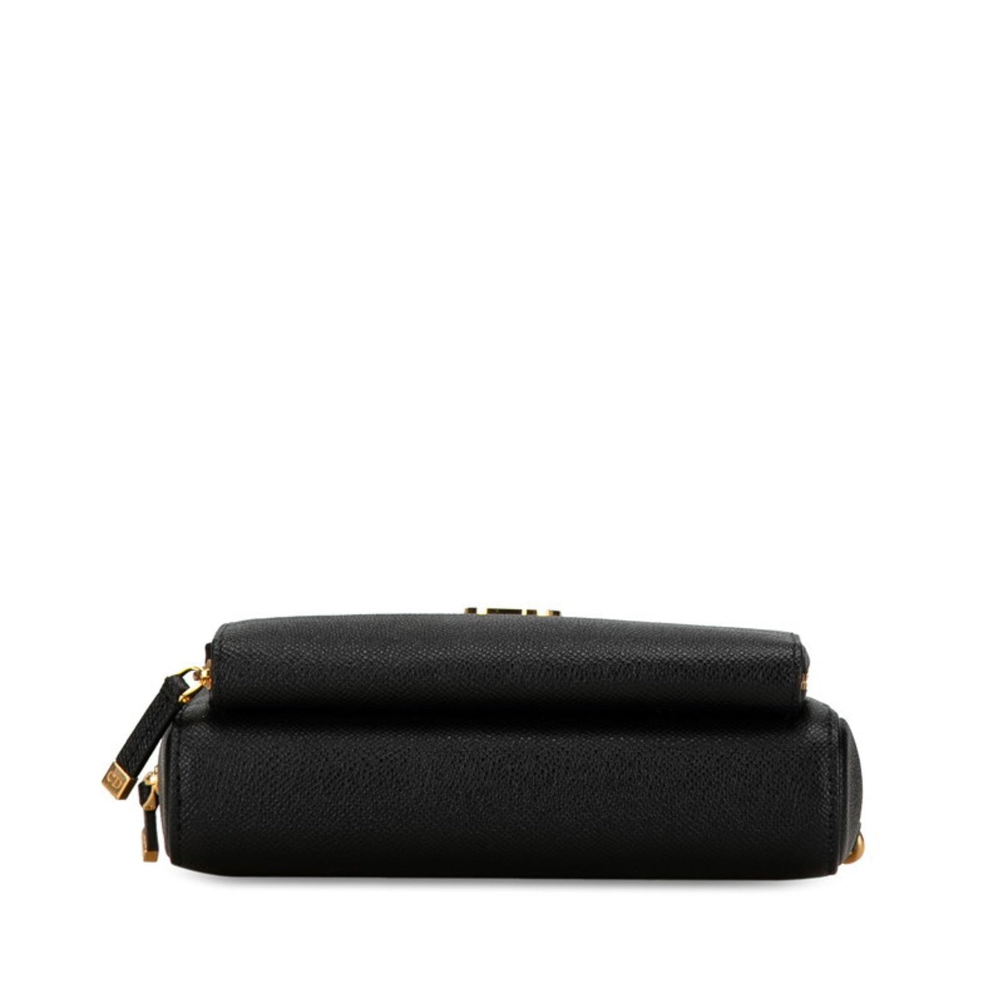 Christian Dior Black Leather Shoulder Bag ()