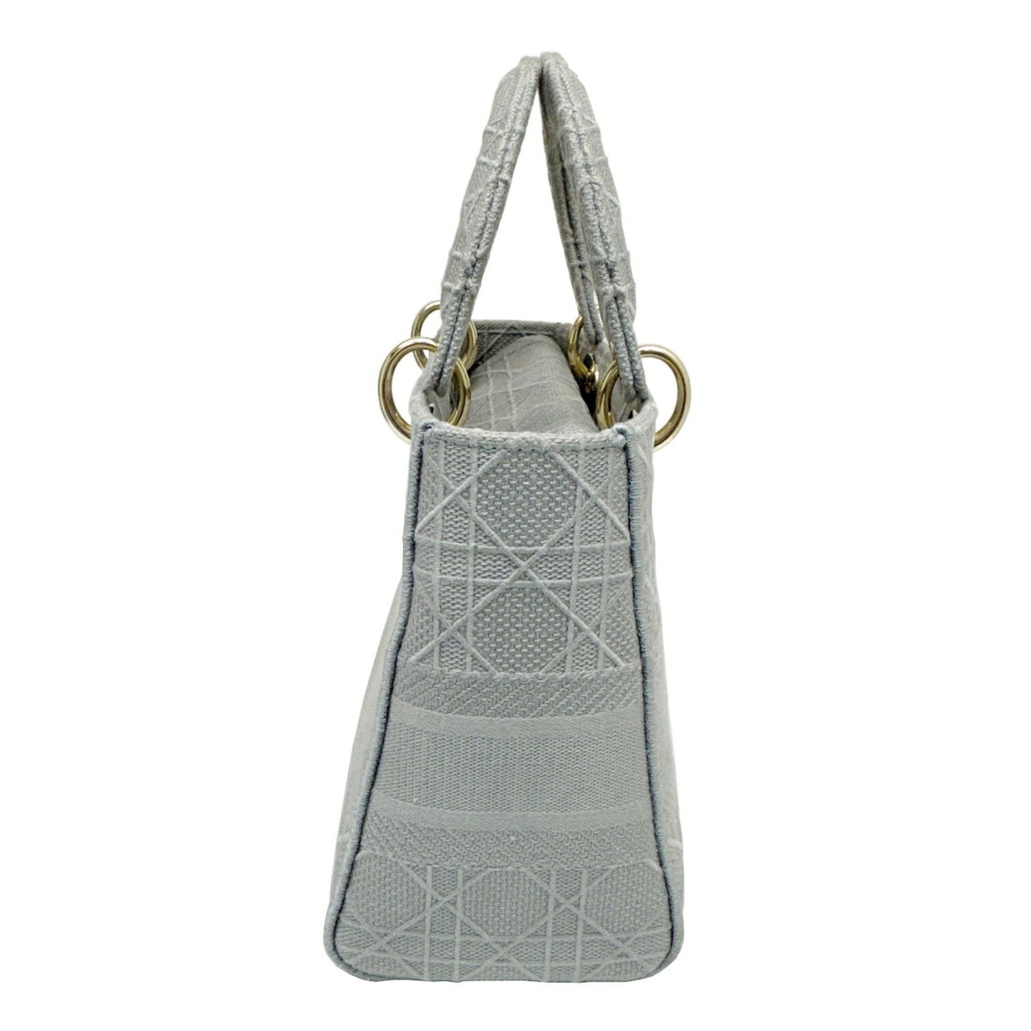 Christian Dior Gray Canvas Handbag Shoulder Bag ()
