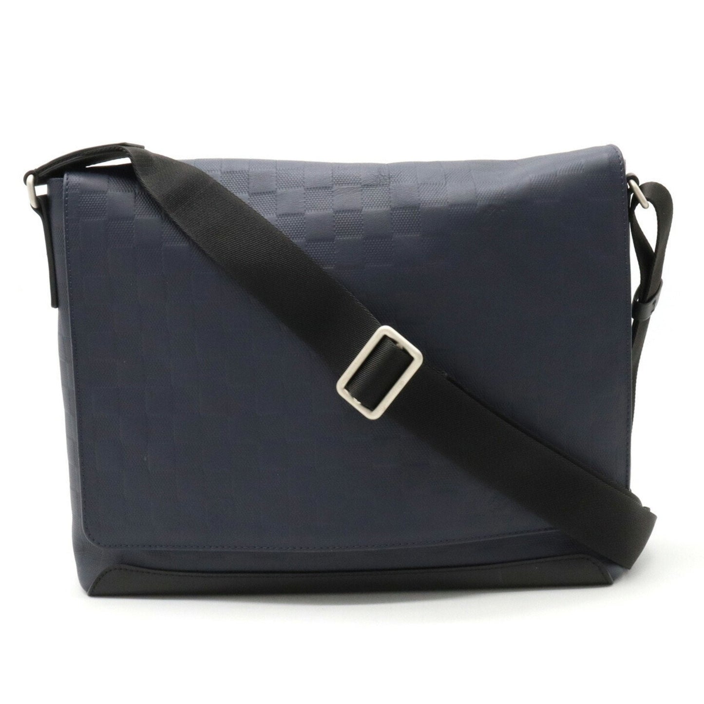 LOUIS VUITTON Damier Infini District MM Shoulder Bag Astral N41039