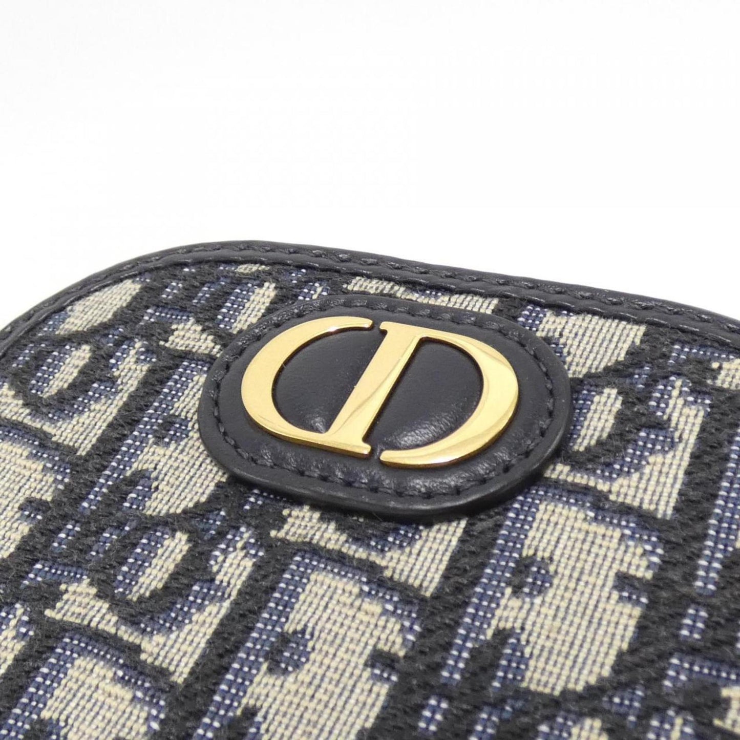 Christian Dior Blue Canvas Pouch Shoulder Bag ()