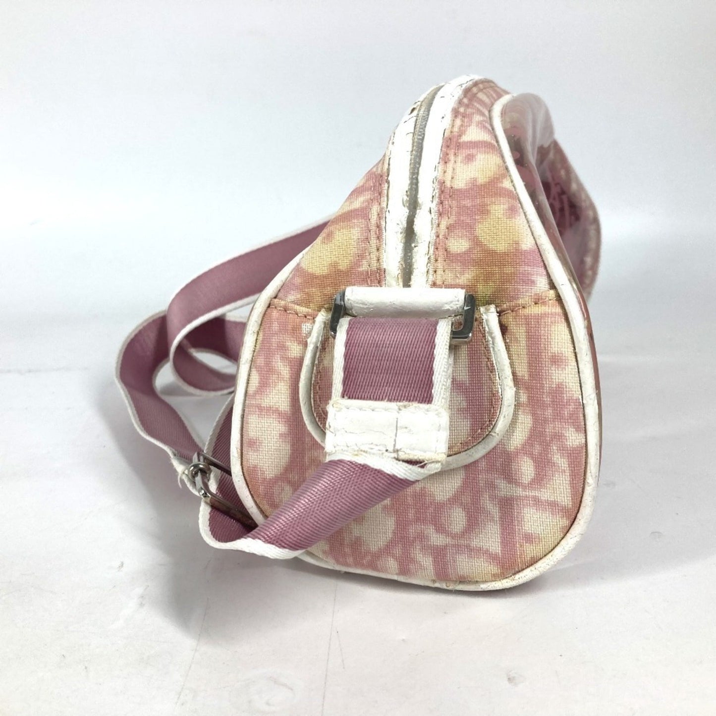Christian Dior Pink Pvc Leather Pouch Shoulder Bag ()