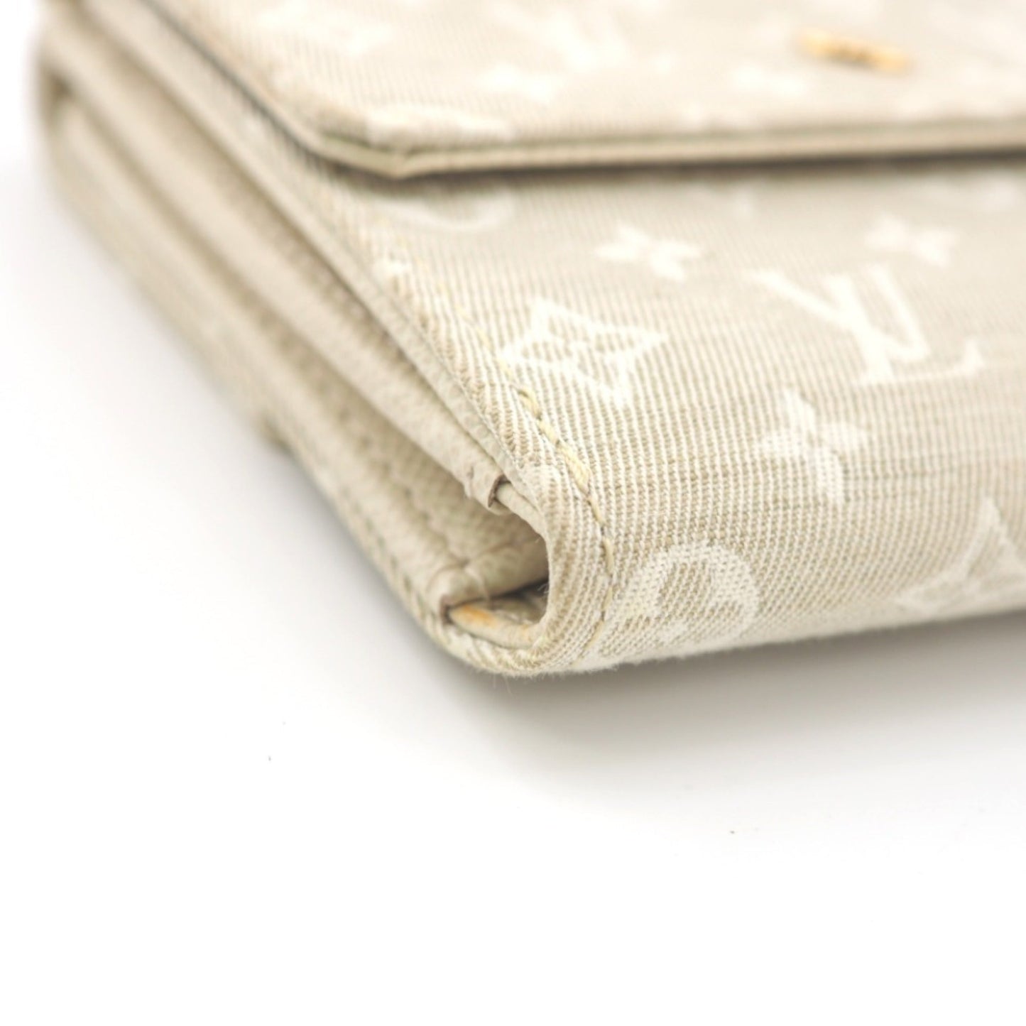 LOUIS VUITTON M95309 Portomonebier Cult Credit W Hook Compact Wallet Monogram Minilan Trifold Dune Women's