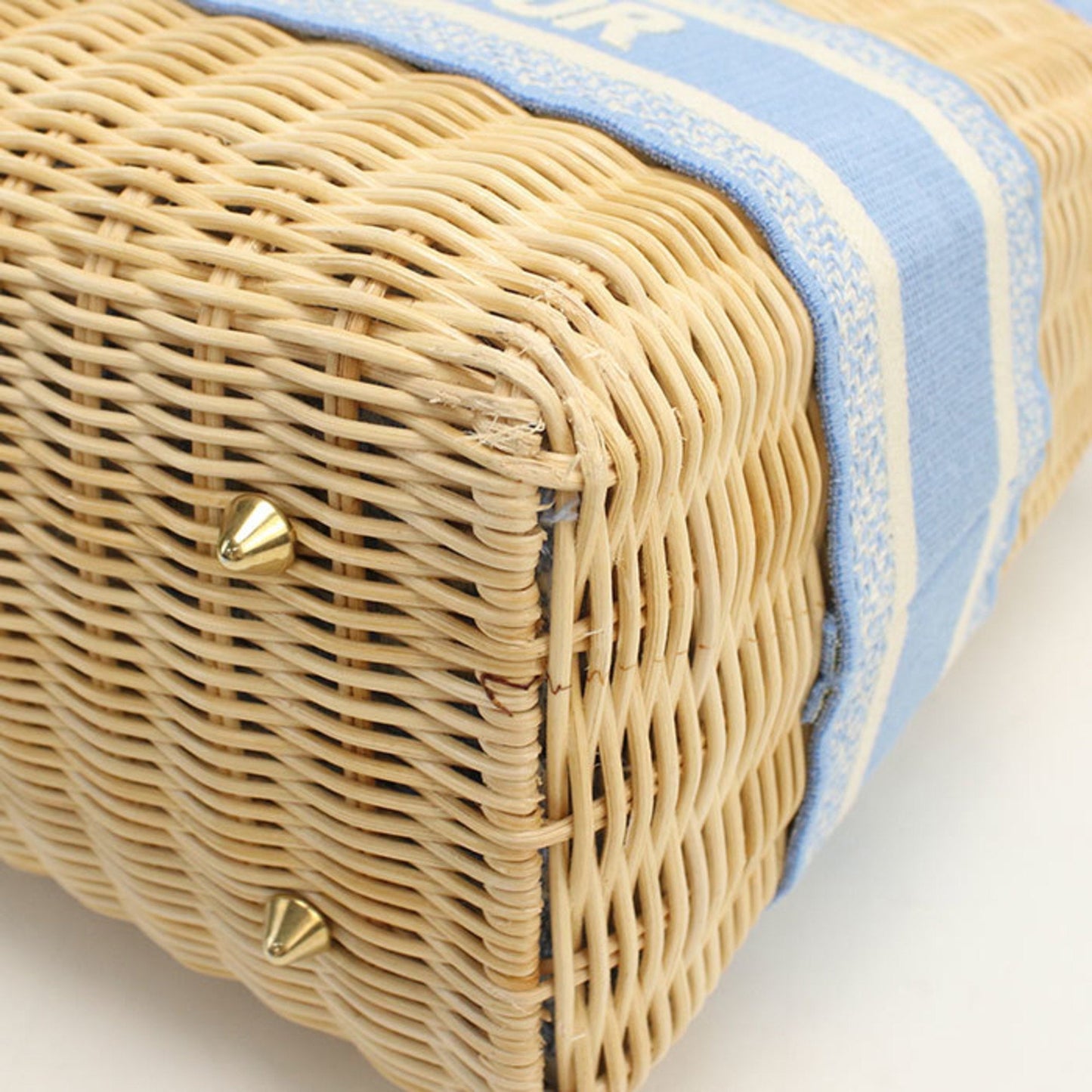 Christian Dior Beige Jacquard Handbag ()