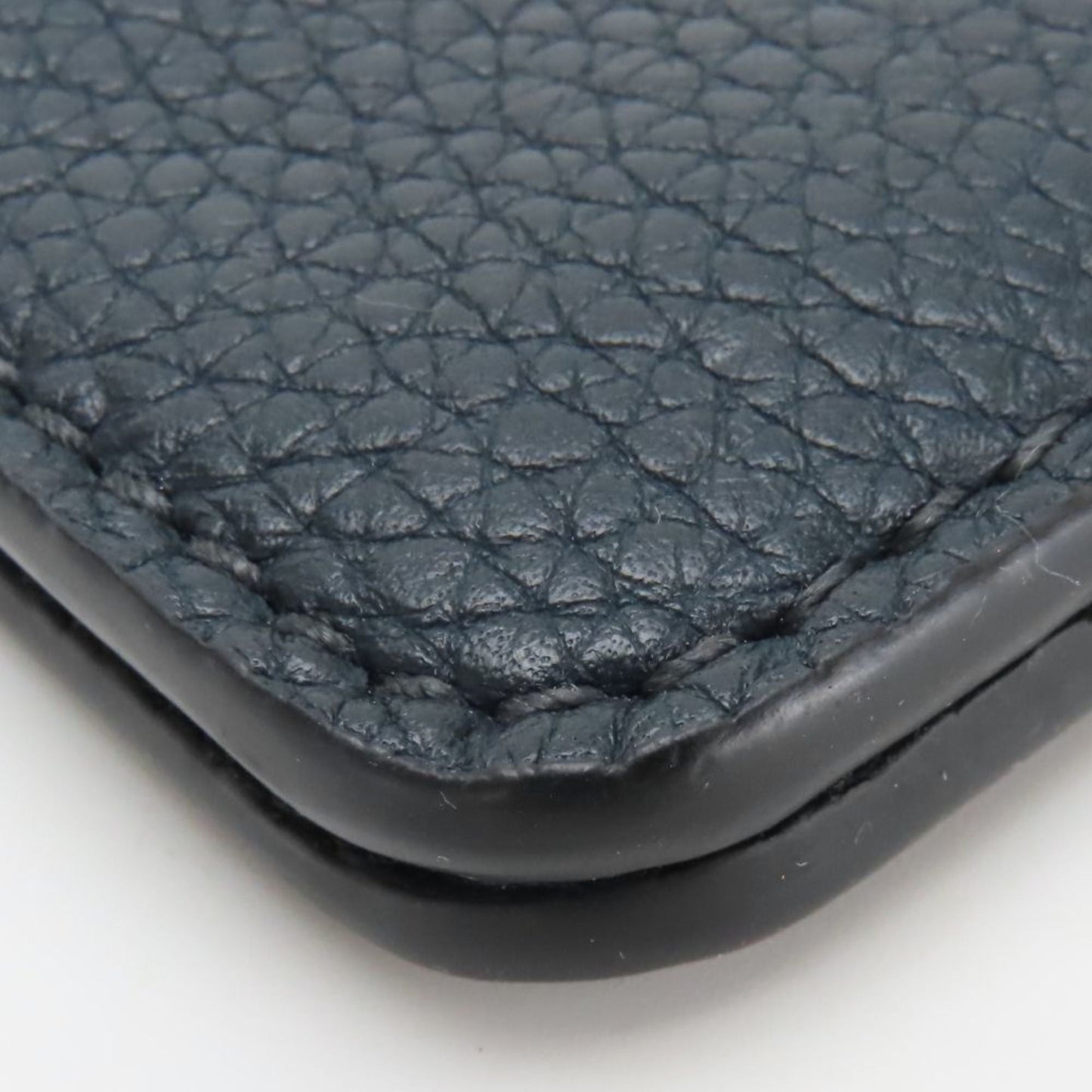 Christian Dior Navy Leather Clutch Bag Pouch ()