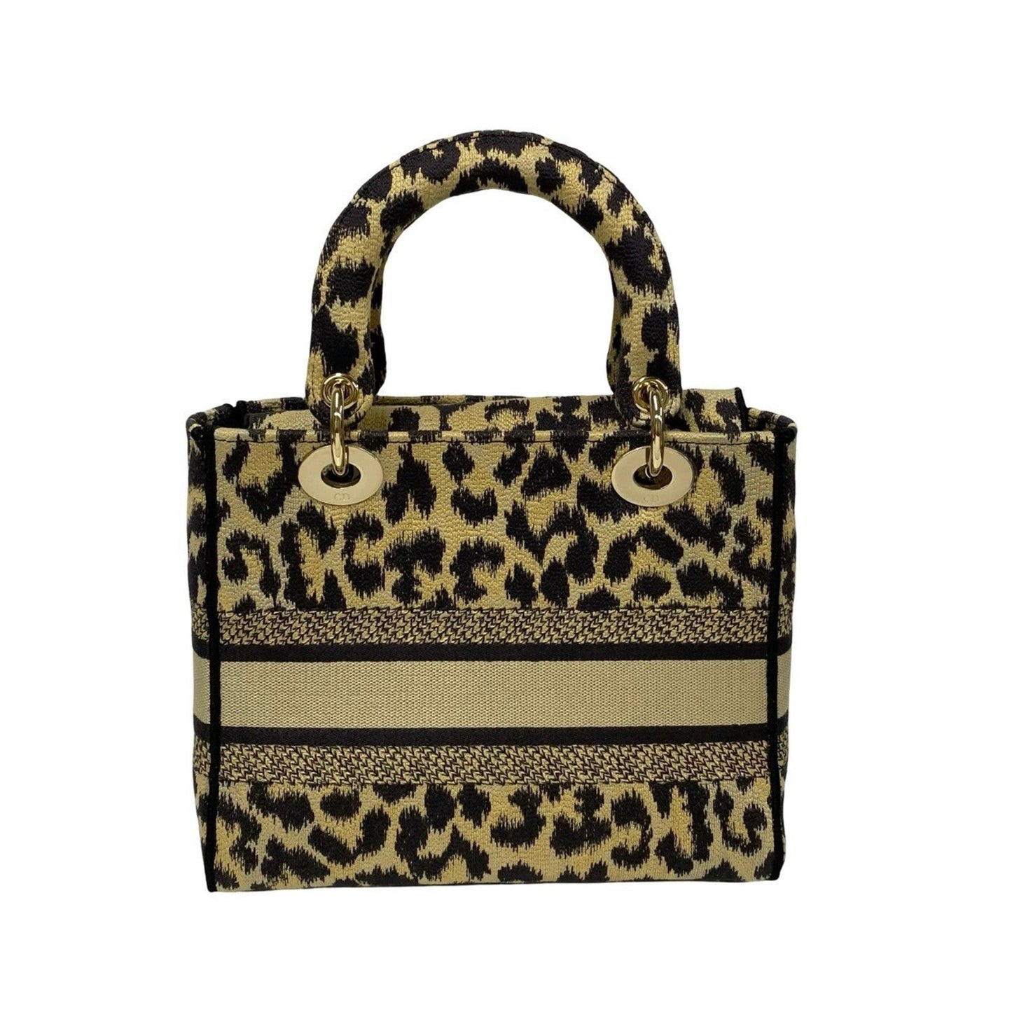 Christian Dior Beige Brown Canvas Handbag Shoulder Bag ()