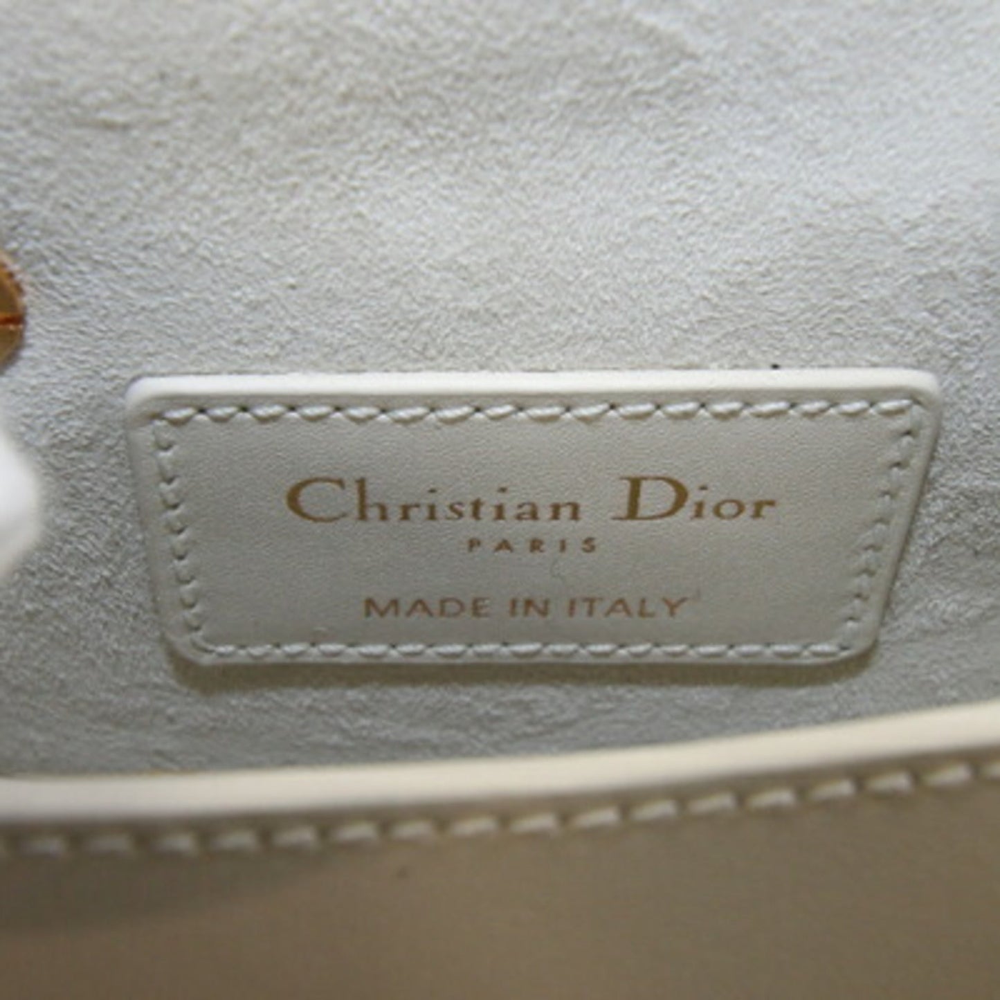 Christian Dior Off-White Pochette Shoulder Bag ()