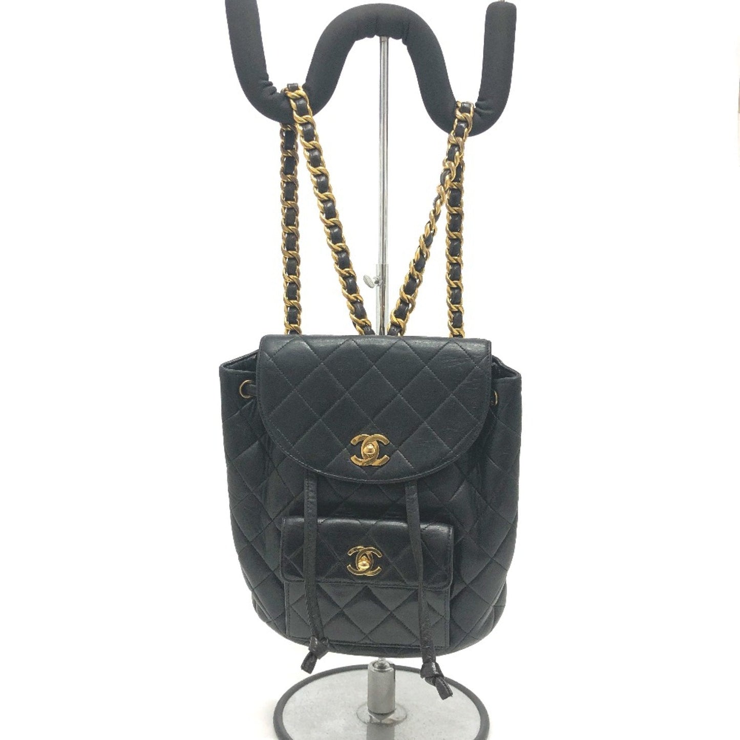 Chanel CC Mark Chain Backpack Black GoldHardware